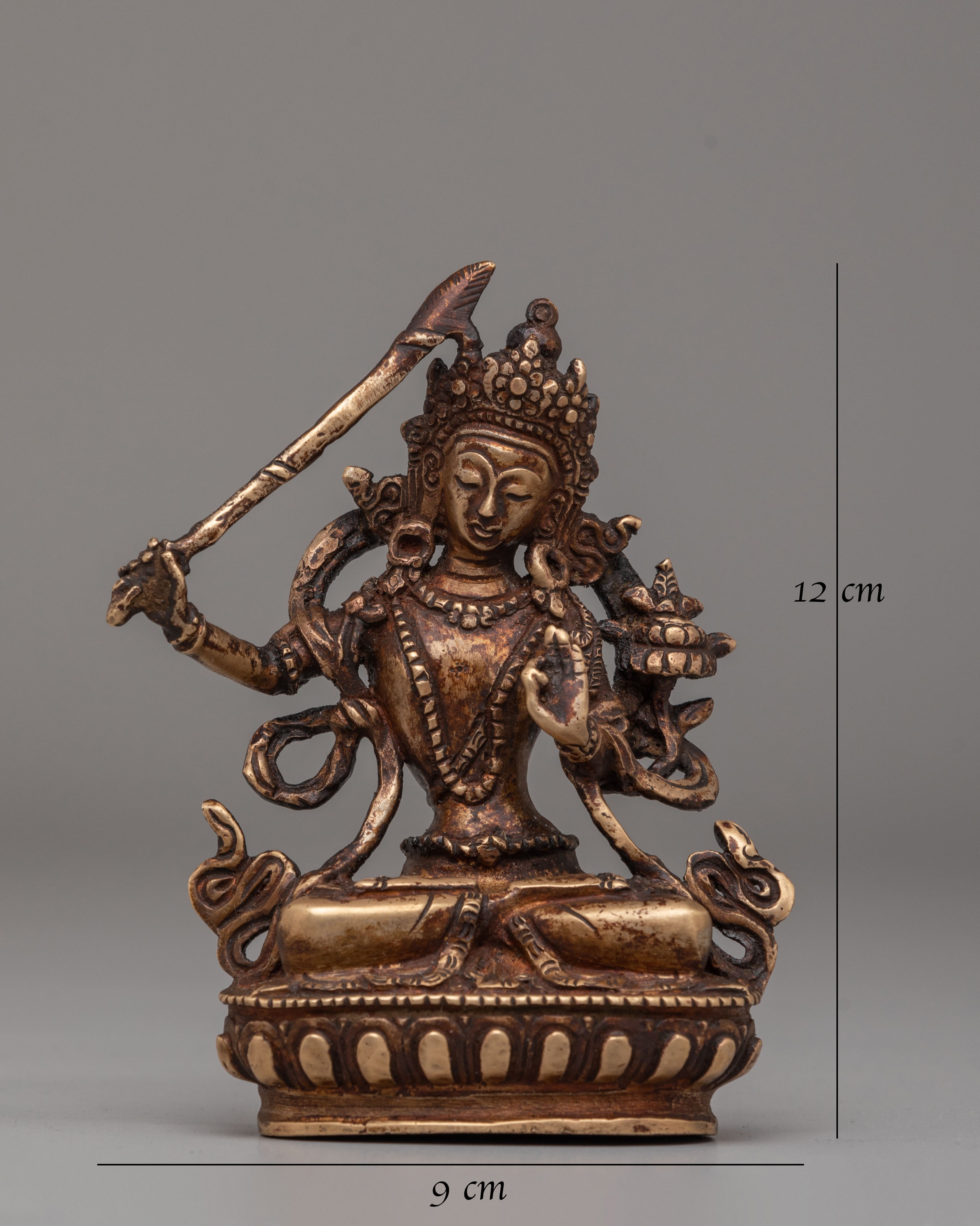 Tibetan Manjushri Deity Statue | Symbol of Wisdom