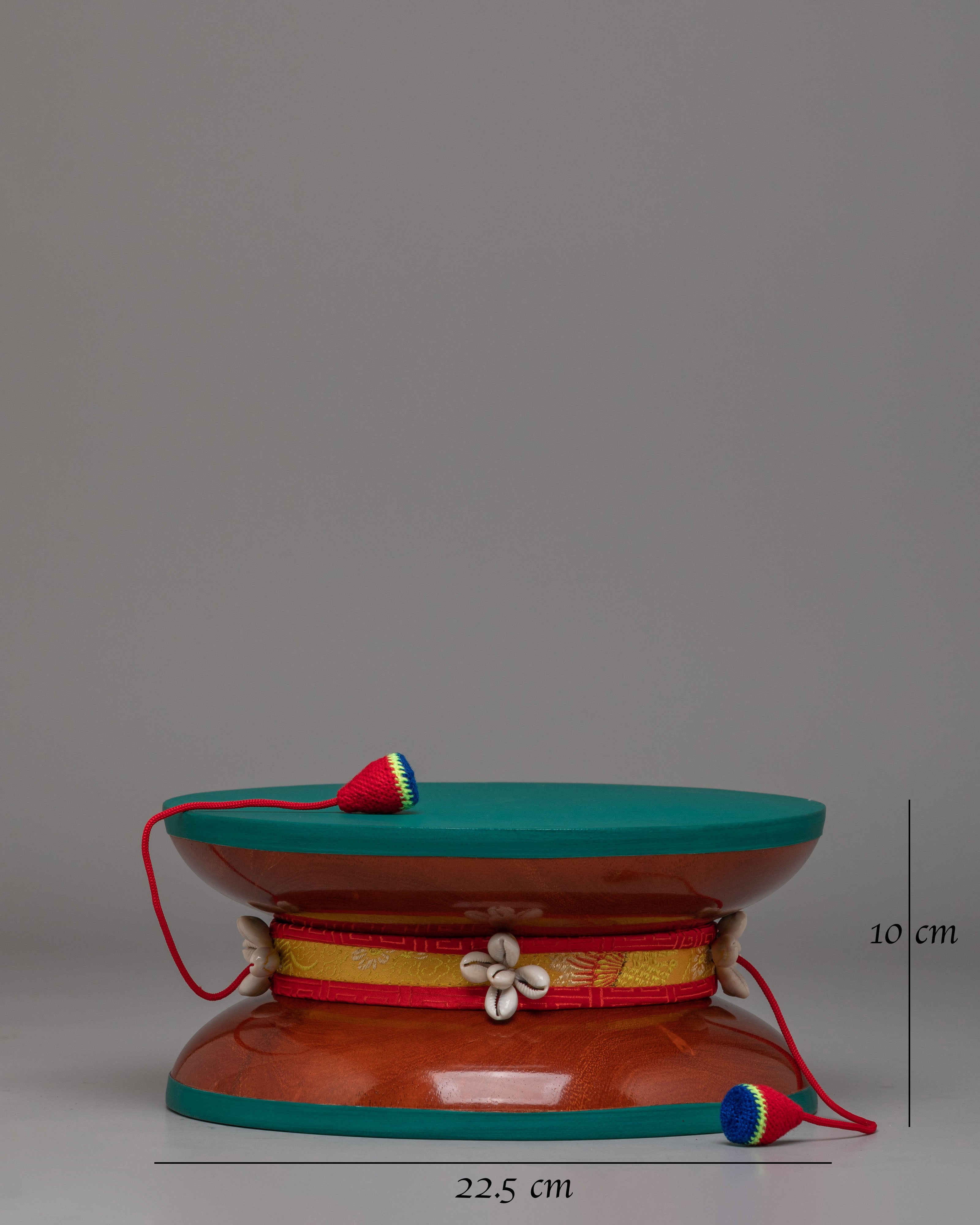 Tibetan Ritual Damaru Drum | A Sacred Tool for Meditation & Prayer