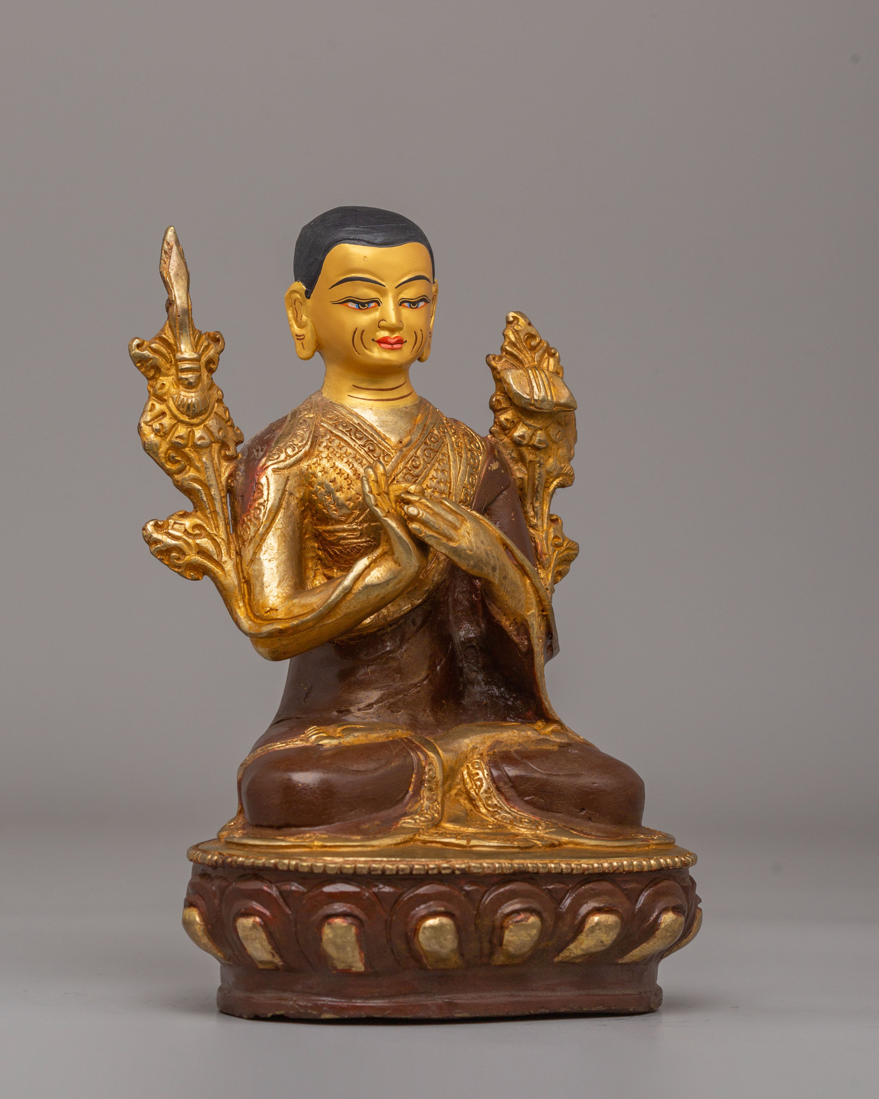 Buddhist Scholar Tsongkhapa Statue | The Great Tibetan Master