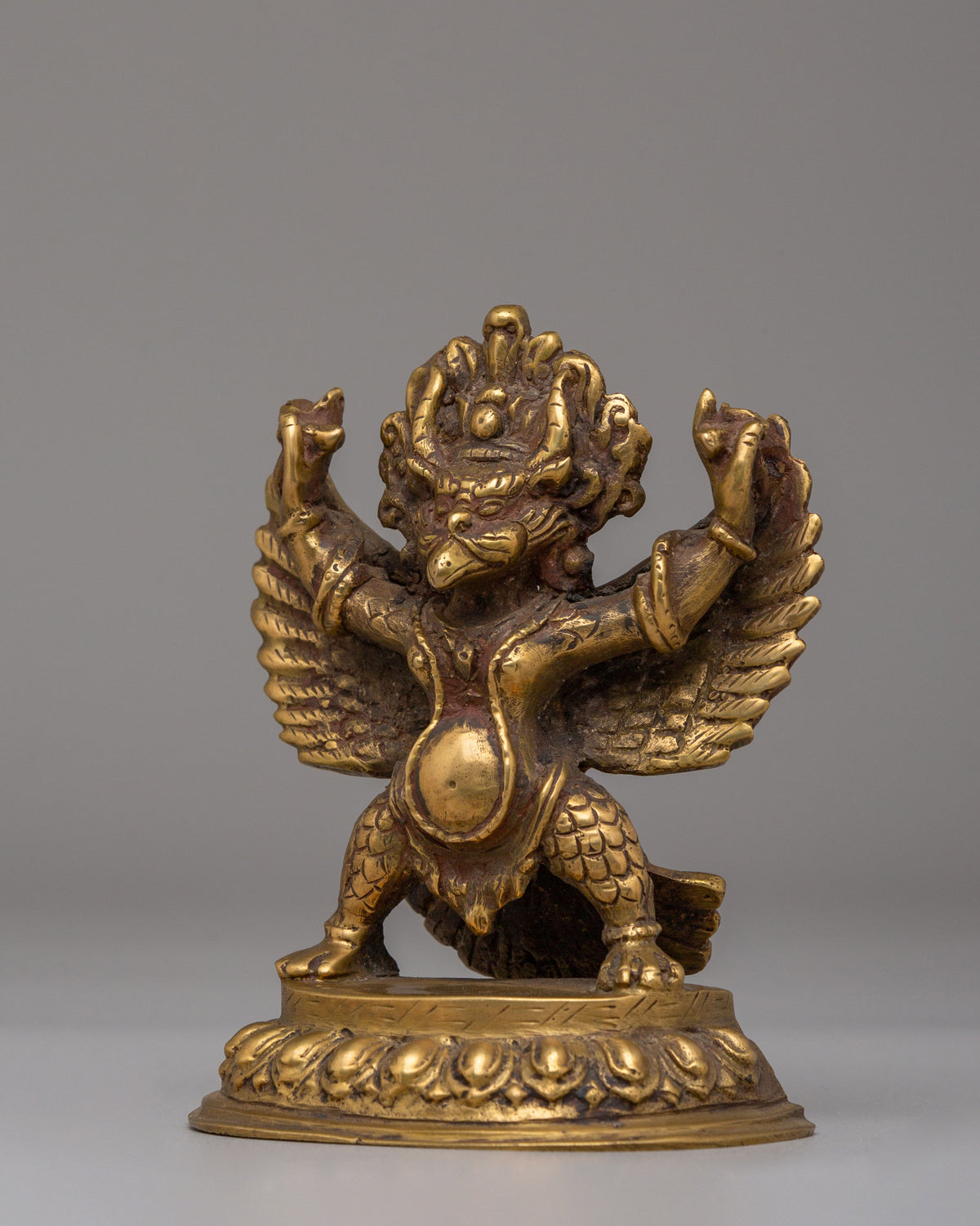 Himalayan Garuda Statue for Shrine | Handcrafted Spiritual Decor