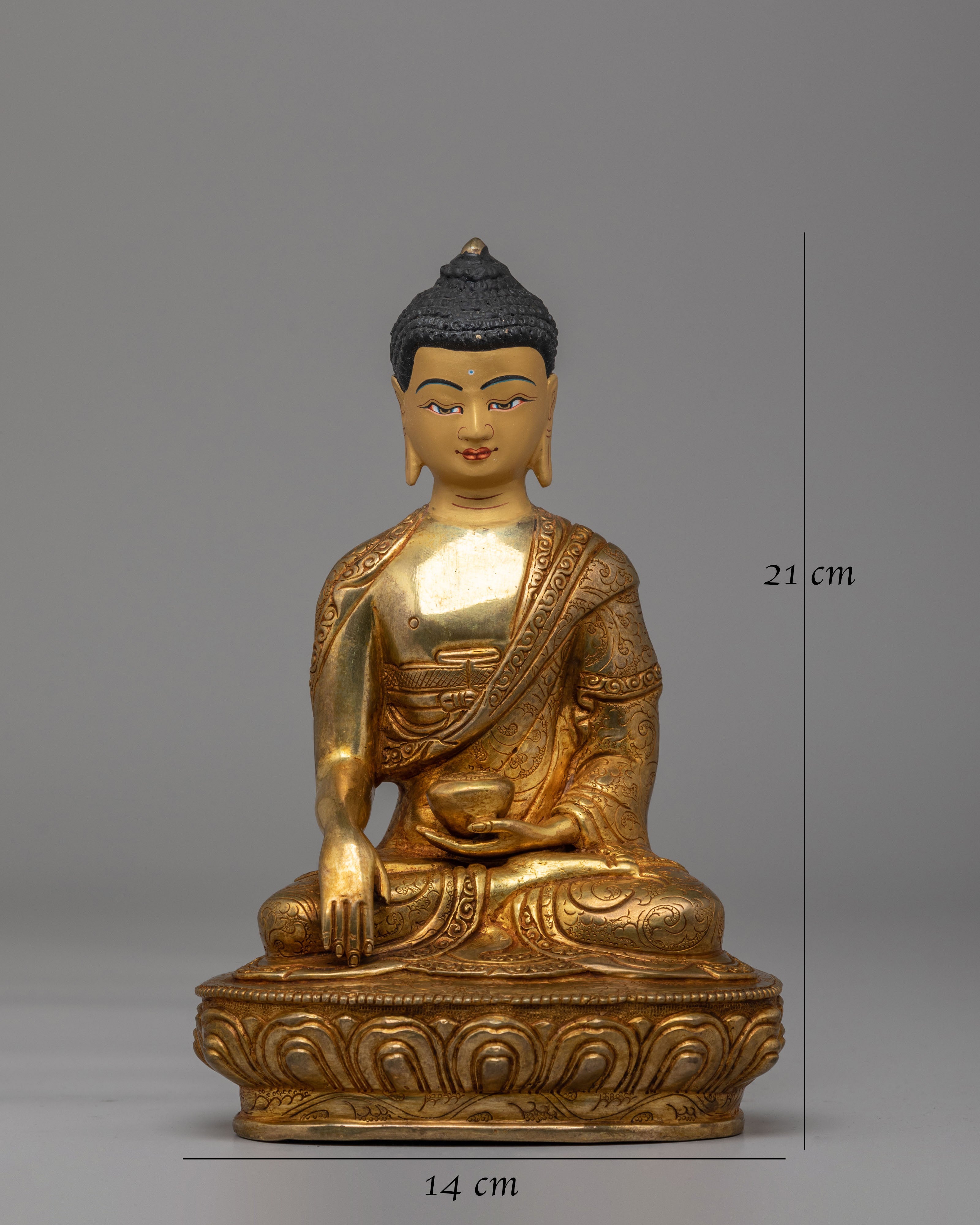 Handmade Ritual Shakyamuni Buddha Statue | Enlightenment Buddha