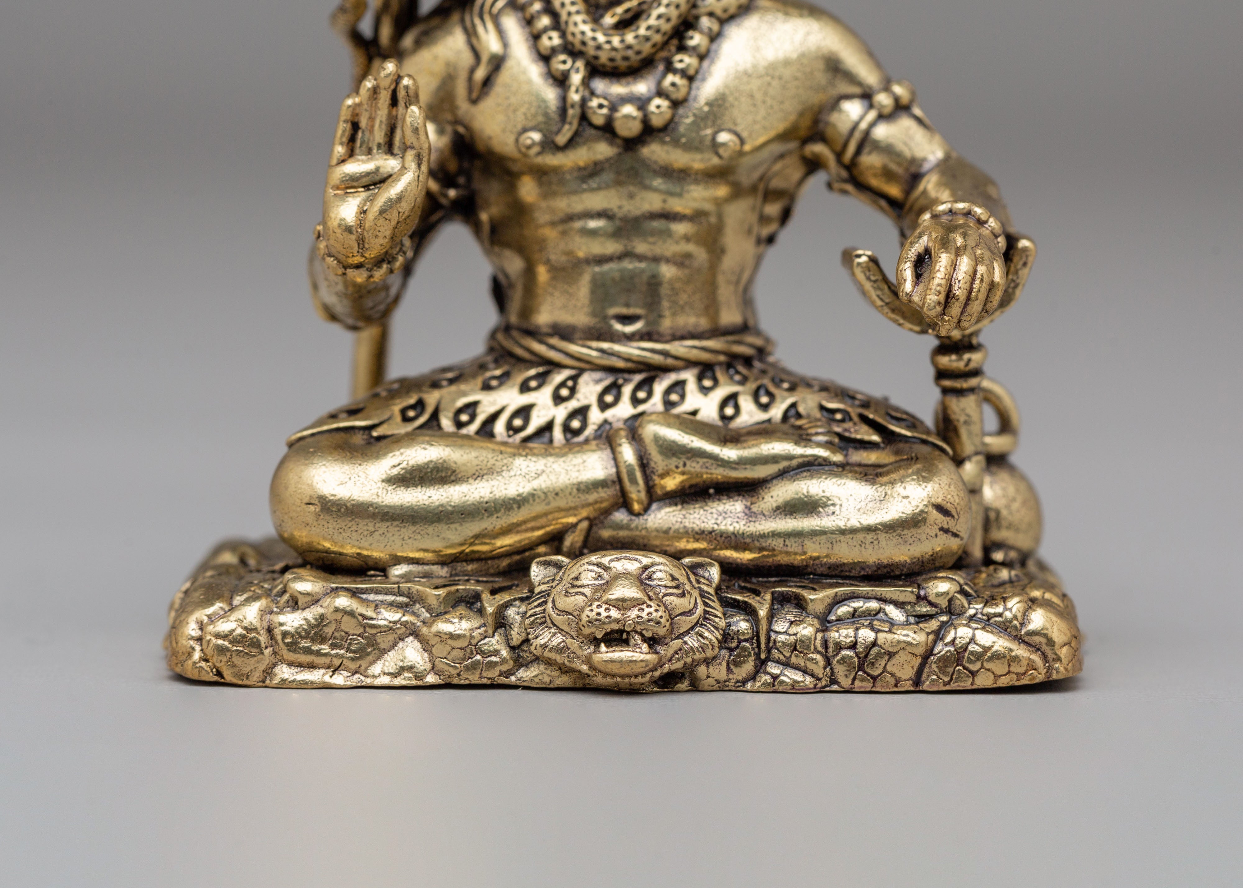 Handcrafted Lord Shiva With Trishul Statue | Hindu God Sculpture