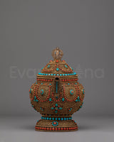 Tibetan Tea Pot for Home Decor