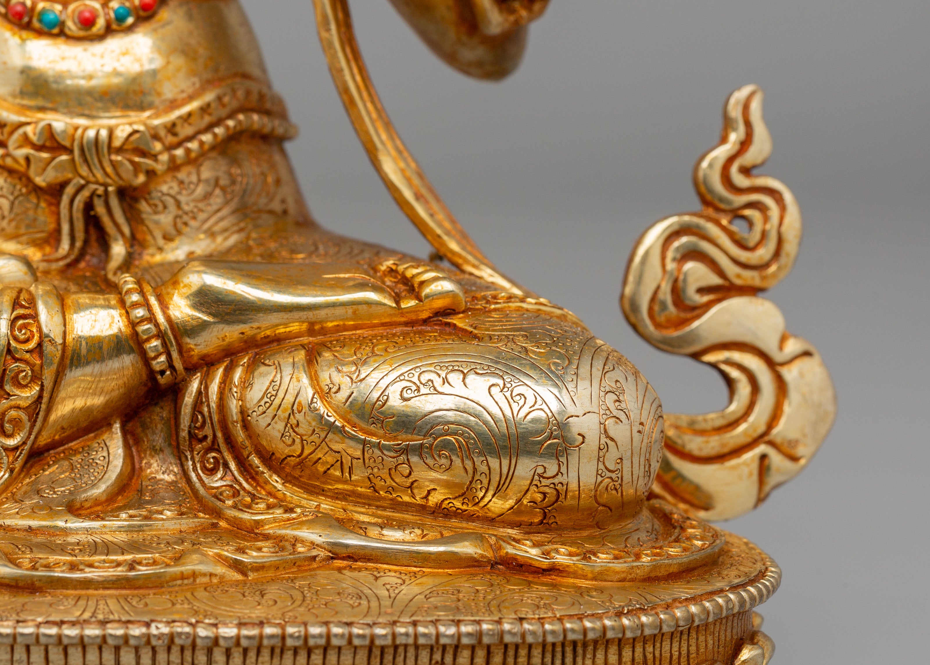 Manjushri Statue with Wisdom Sword | Tibetan Bodhisattva of Wisdom