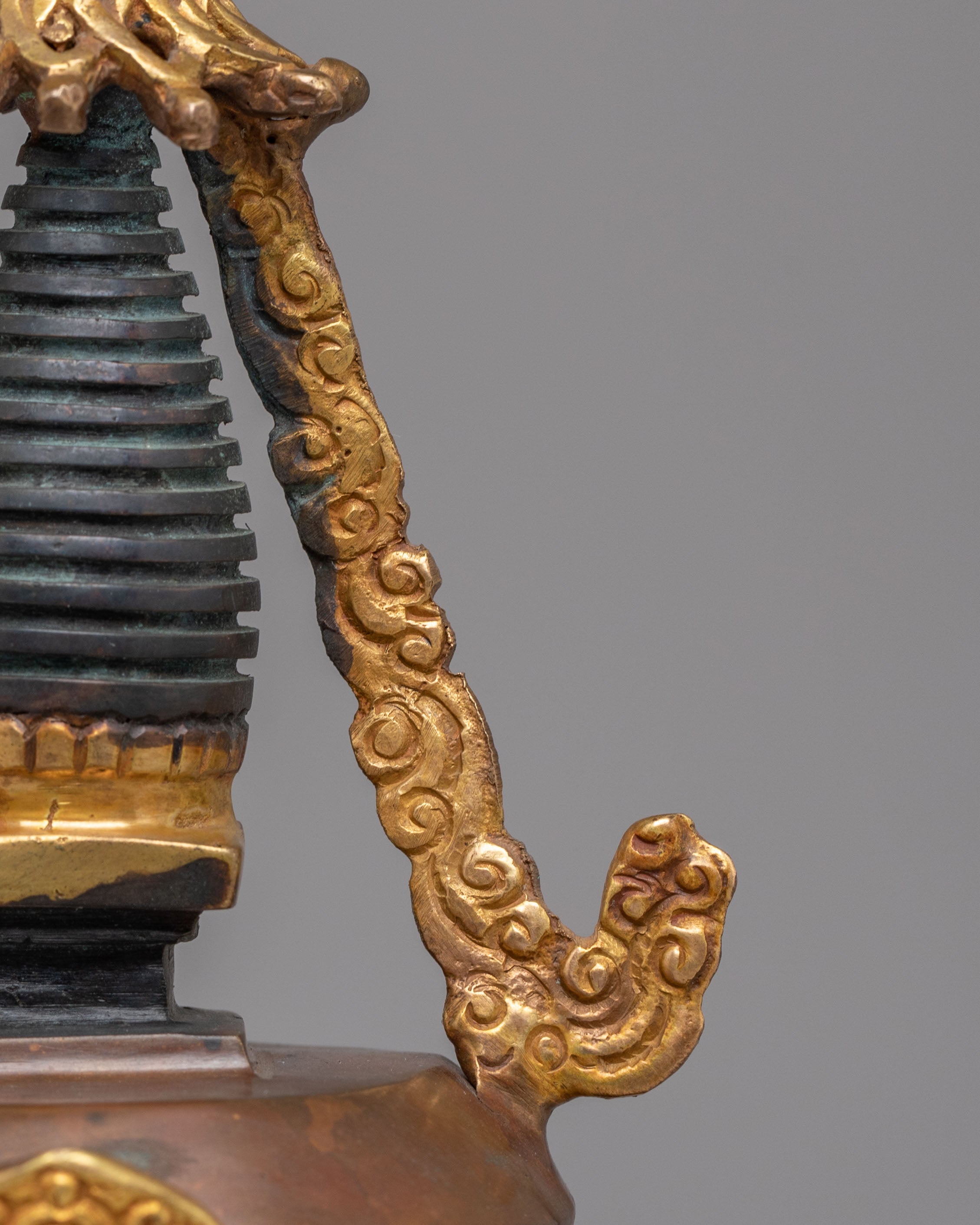 Himalayan Enlightenment Stupa for Ritual | Spiritual Decorative Stupa