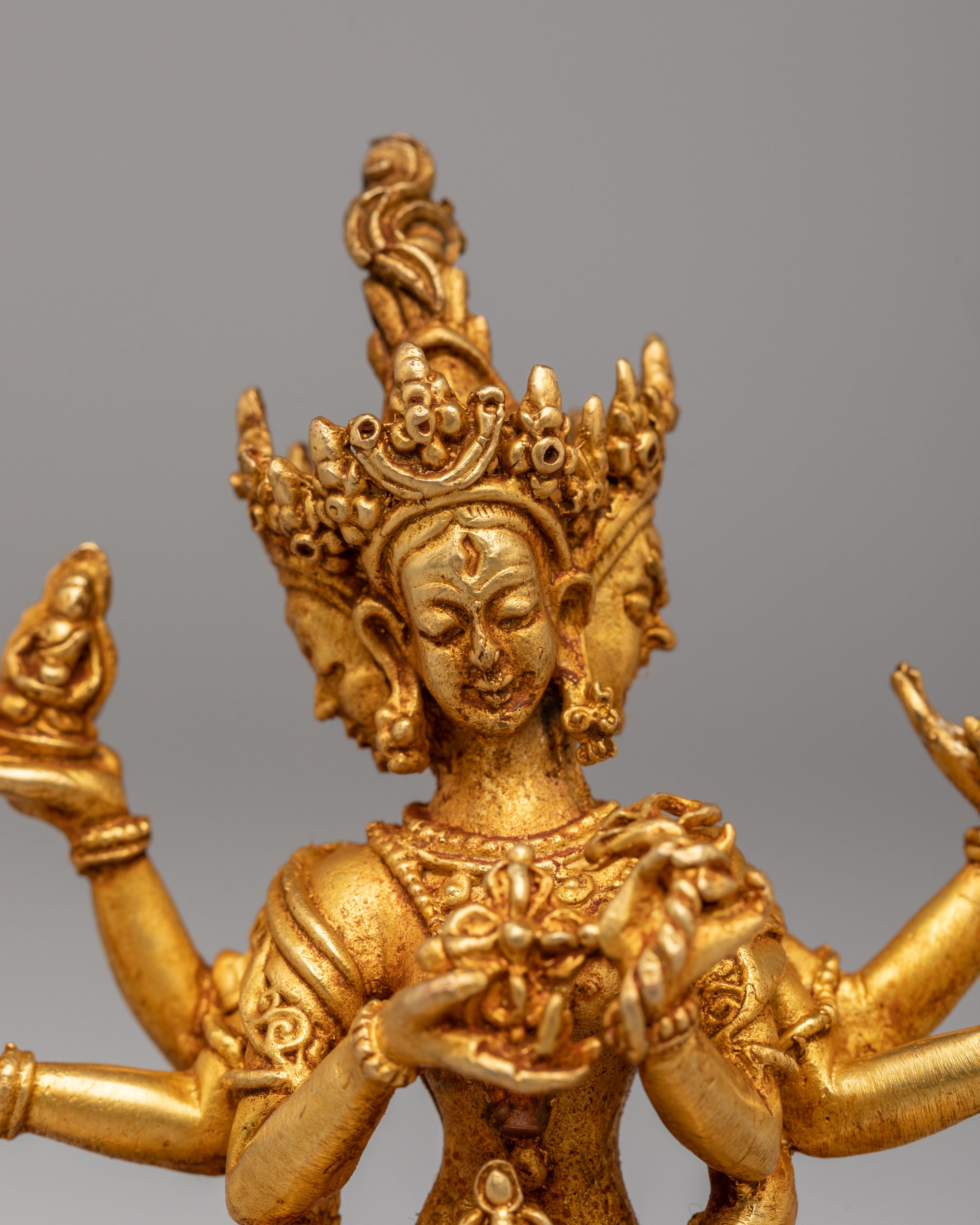 Buddhist Protective Goddess Namgyalma Statue | Buddhist Deity Figurine