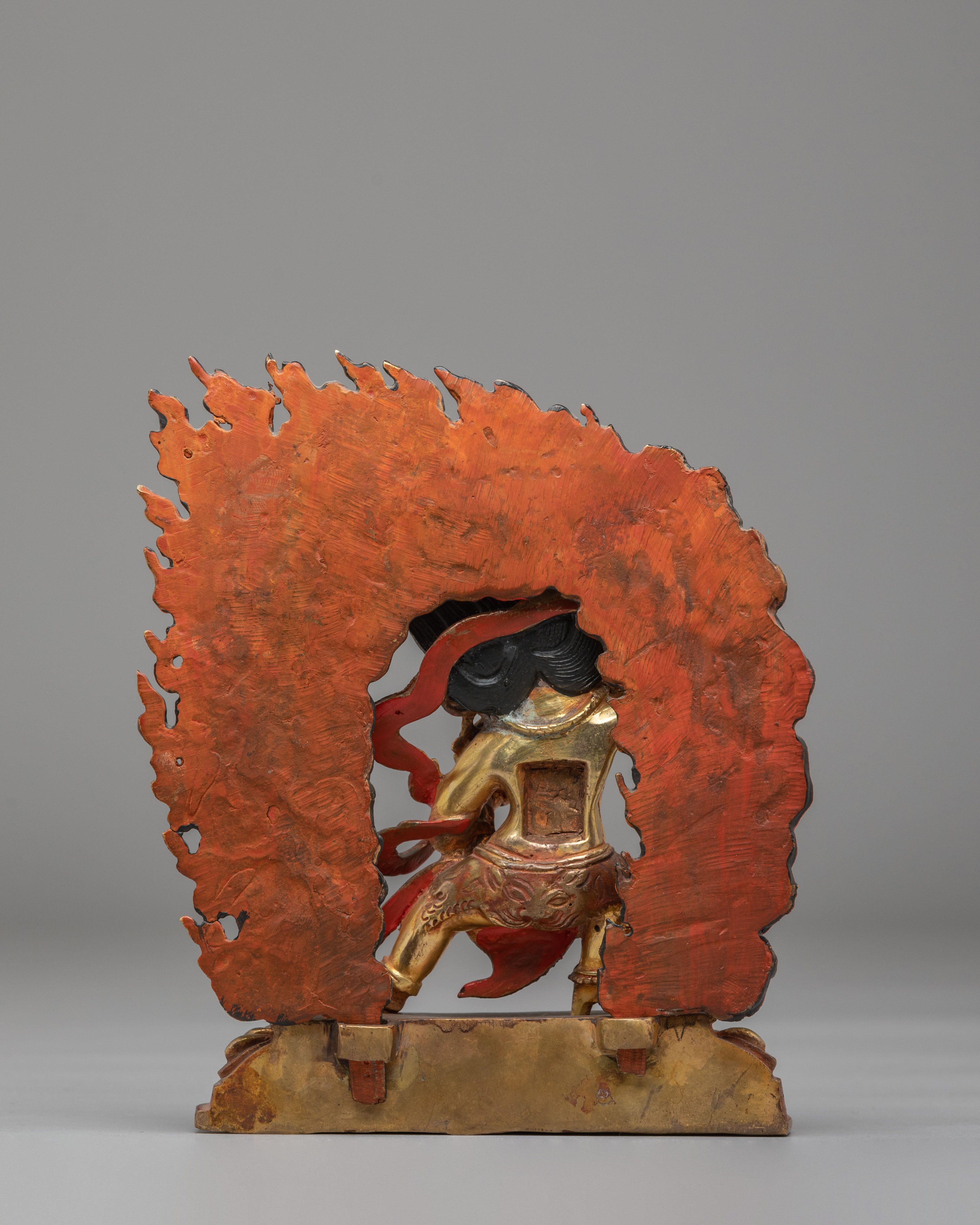 Himalayan Vajrapani Protector Deity Statue | Tibetan Protector Sculpture