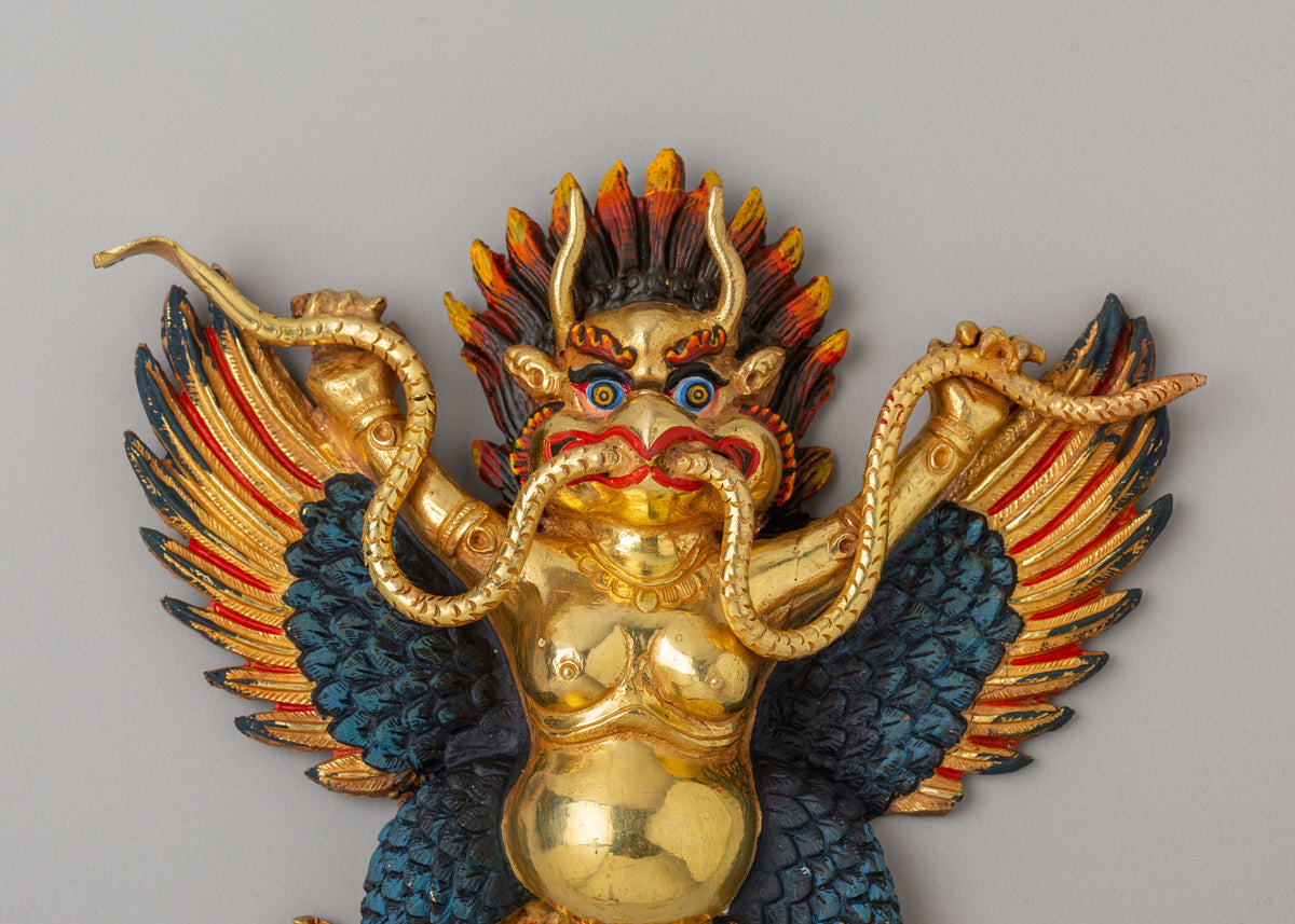 Himalayan Garuda Protector Wall Hanging | Sacred Decor for Spiritual Protection
