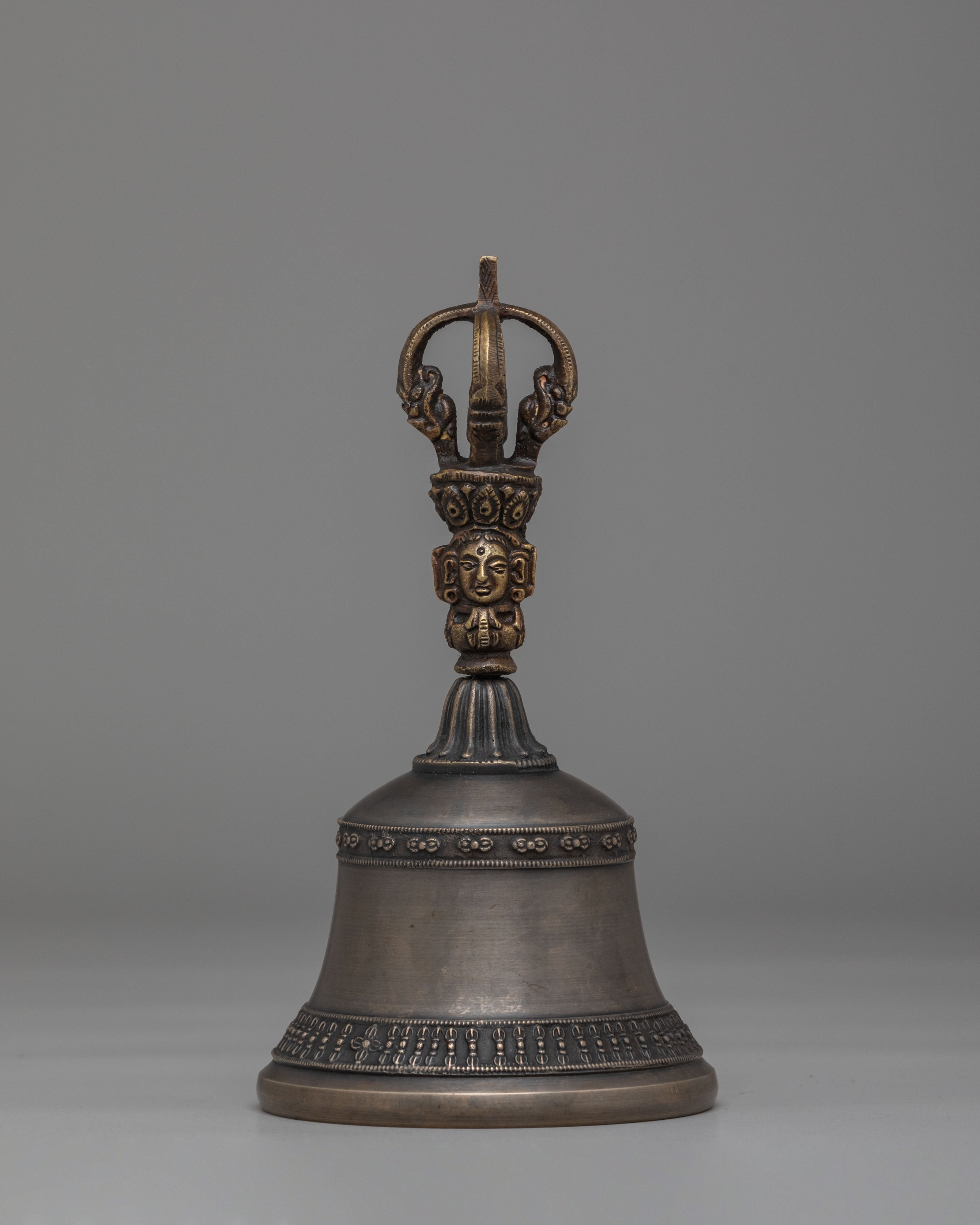 Tibetan Altar Vajra and Bell Set | Sacred Ritual Items