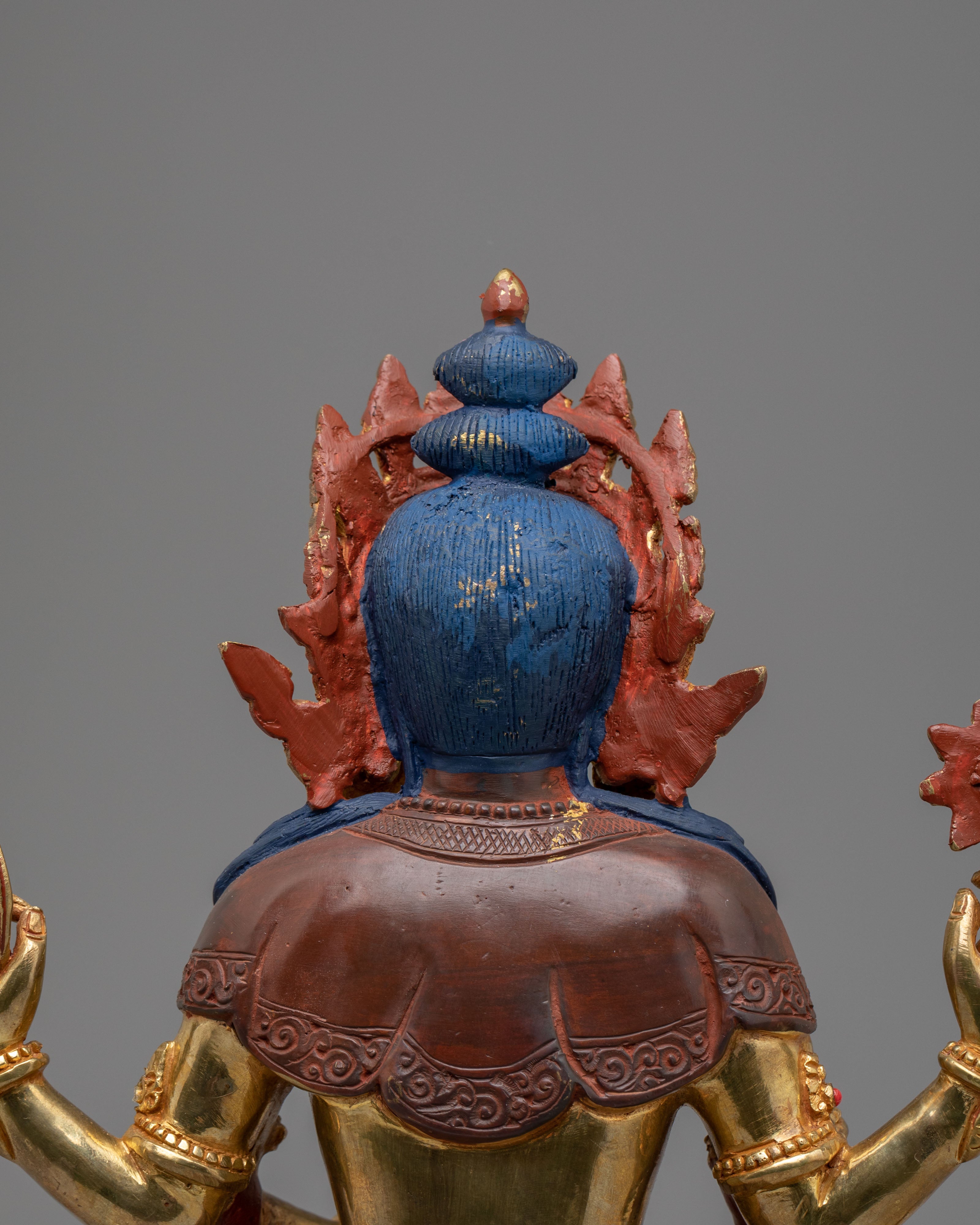 Traditional Bishnu Altar Statue | Spiritual Home Decor