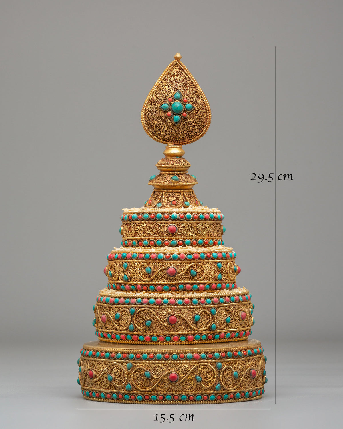Vajrayana Altar Mandala Offering Set | Handcrafted Ritual Items