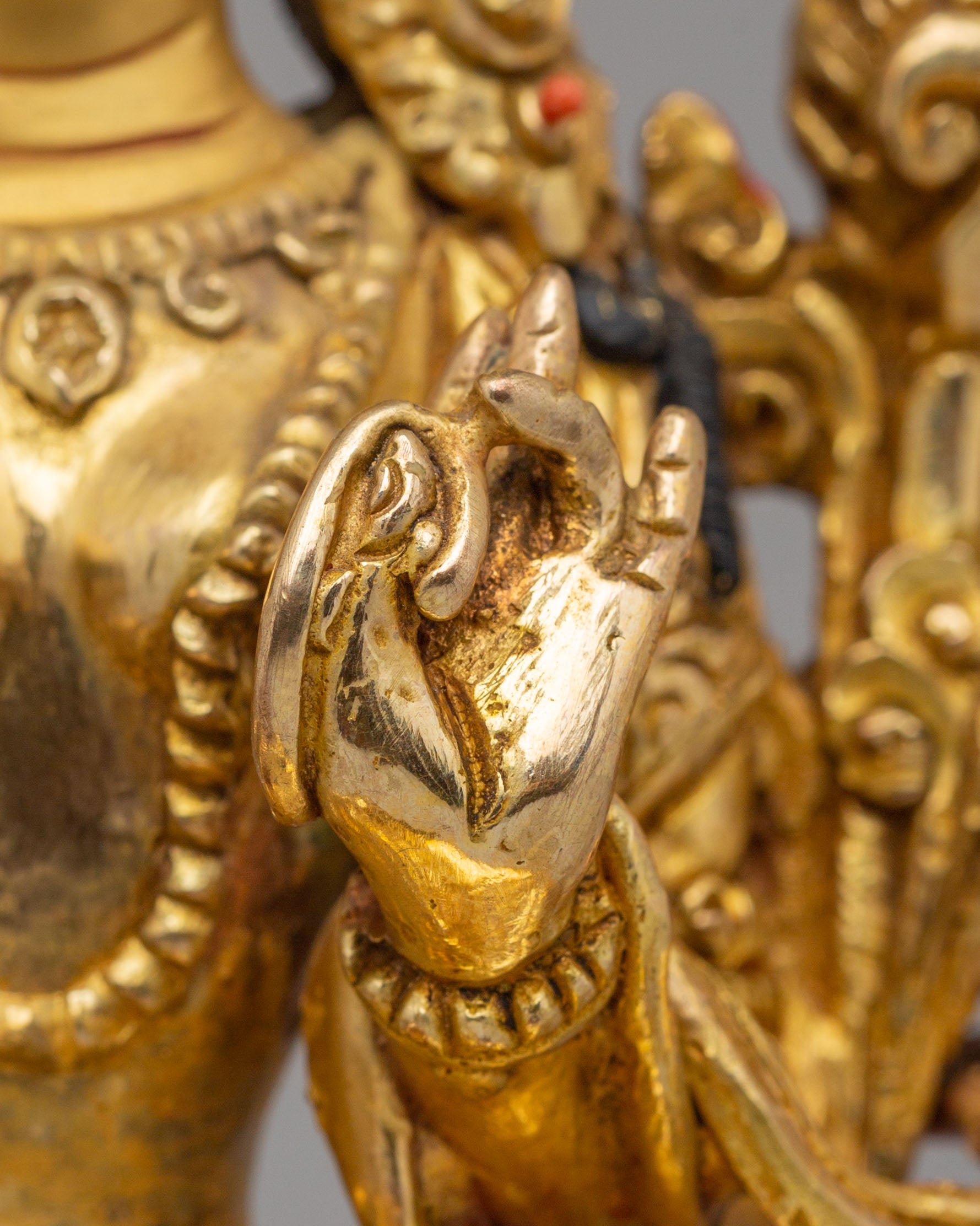 Green Tara Statue for Compassion | Tibetan Buddhist Figurine