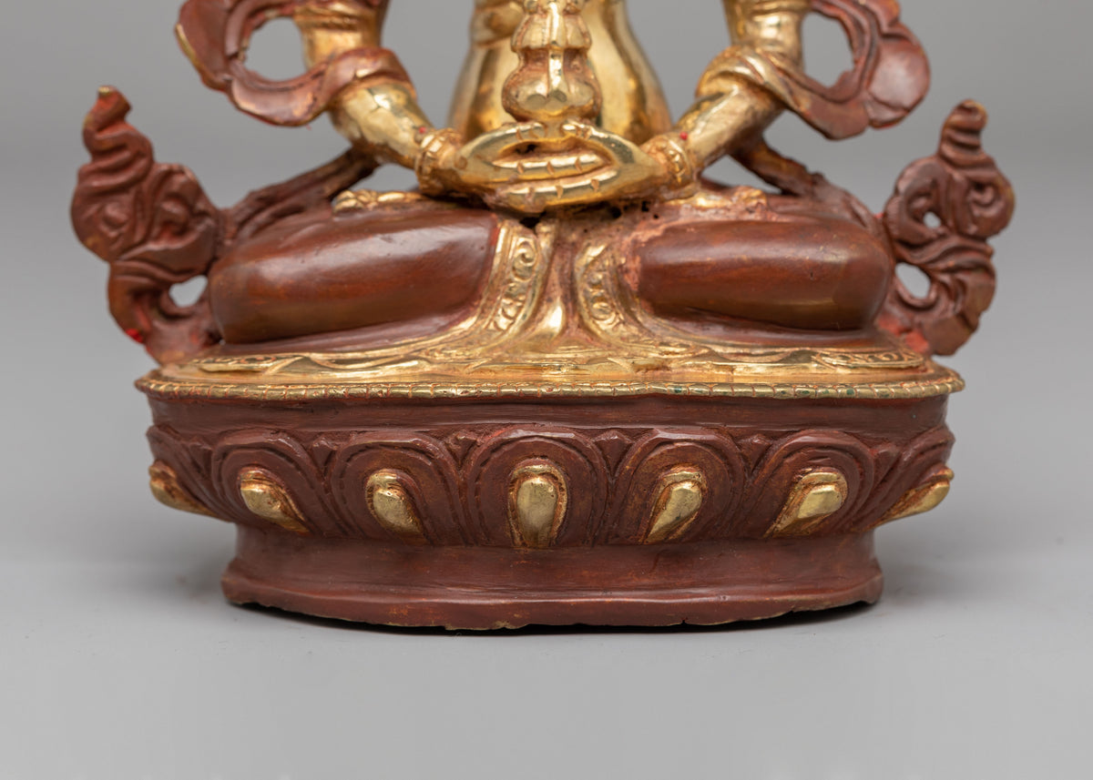 Spiritual Amitayus Sculpture | Divine Deity of Longevity