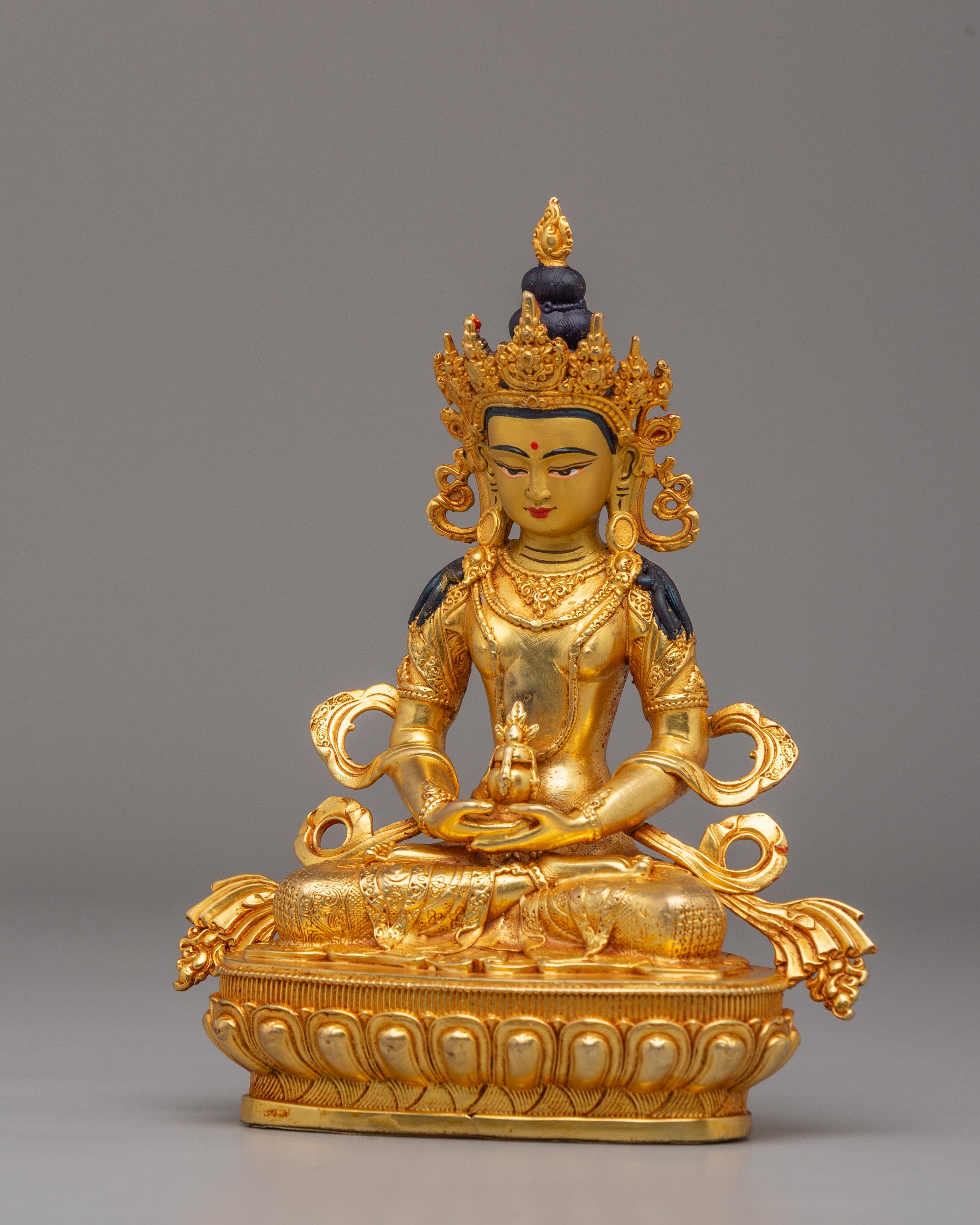 Handmade Buddhist Amitayus Statue | Symbol of Infinite Life