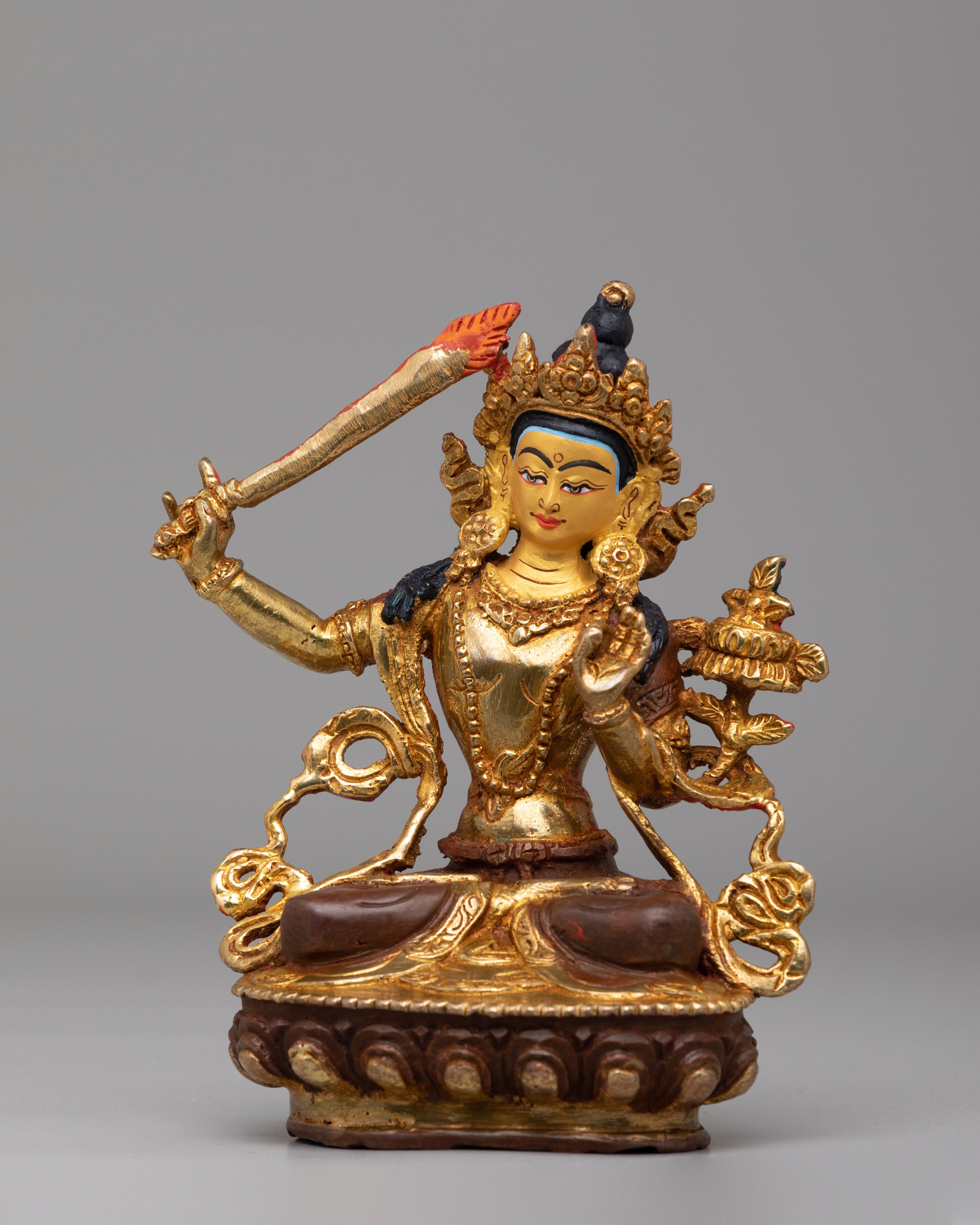 Bodhisattva of Wisdom Manjushri Statue | Spiritual Symbol of Enlightenment