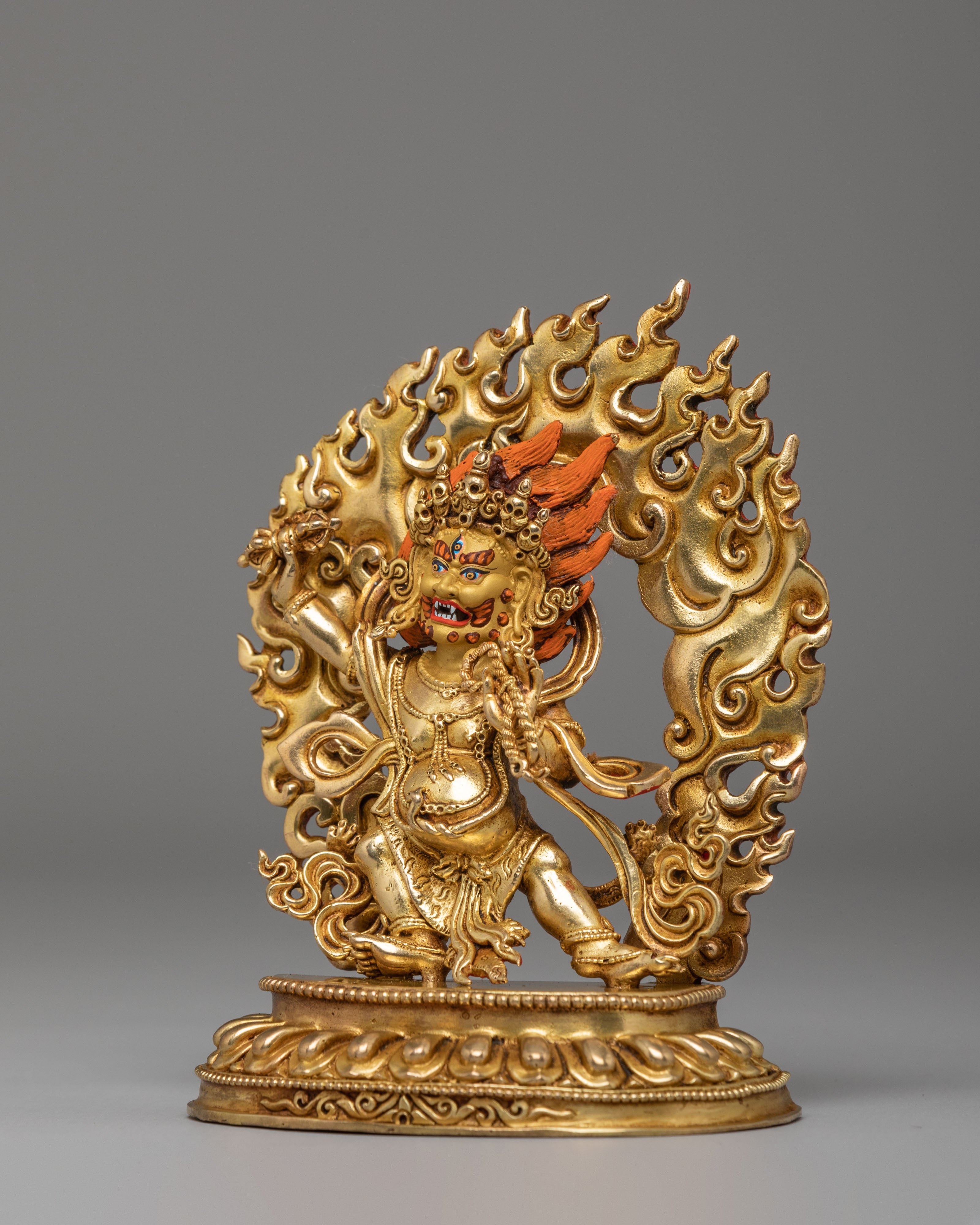 Machine Made Vajrapani Figurine | Buddhist Decor for Meditation Space