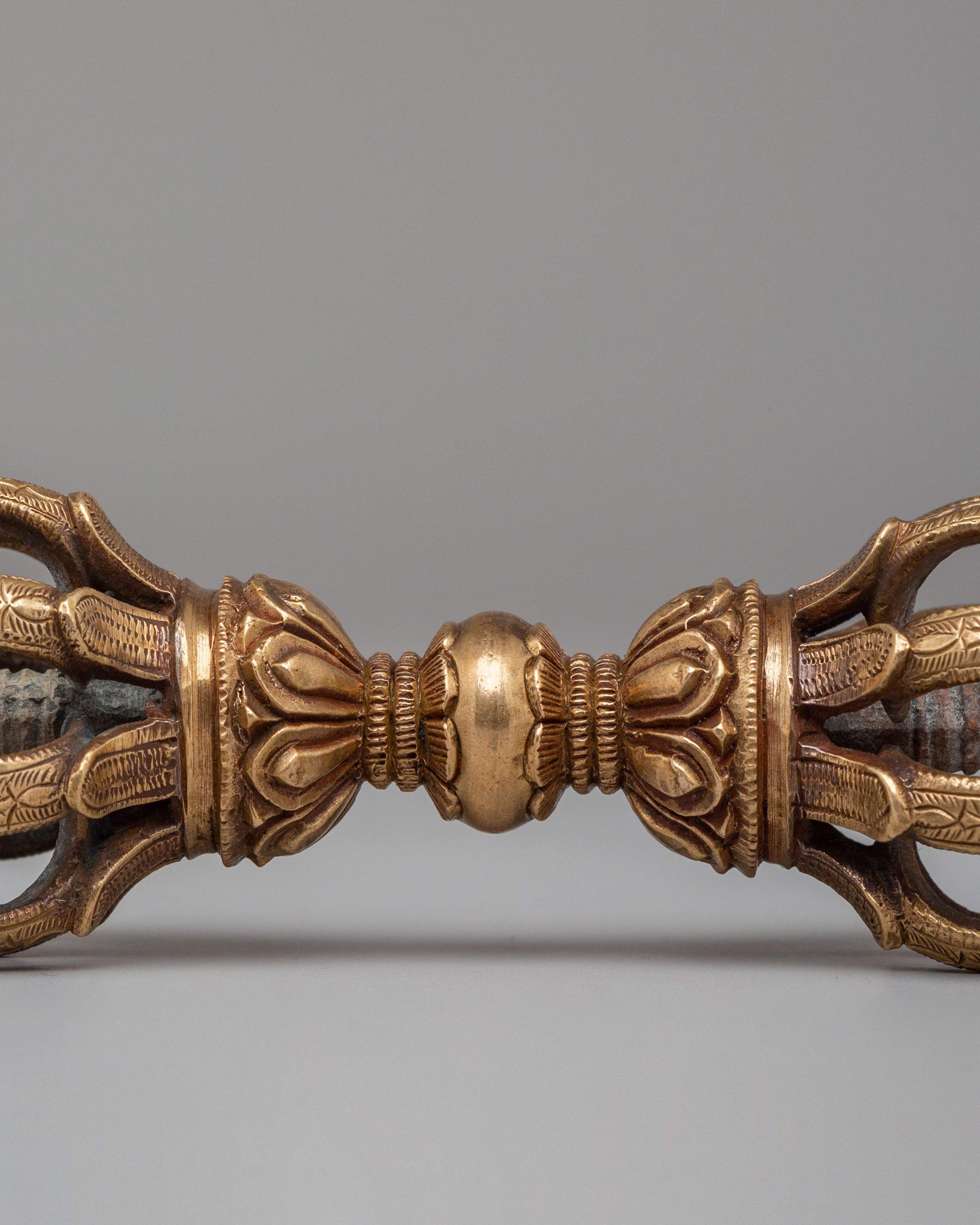 Tibetan Dorje and Bell Ritual Set | Buddhist Altar Tools for Prayer and Spiritual Practice
