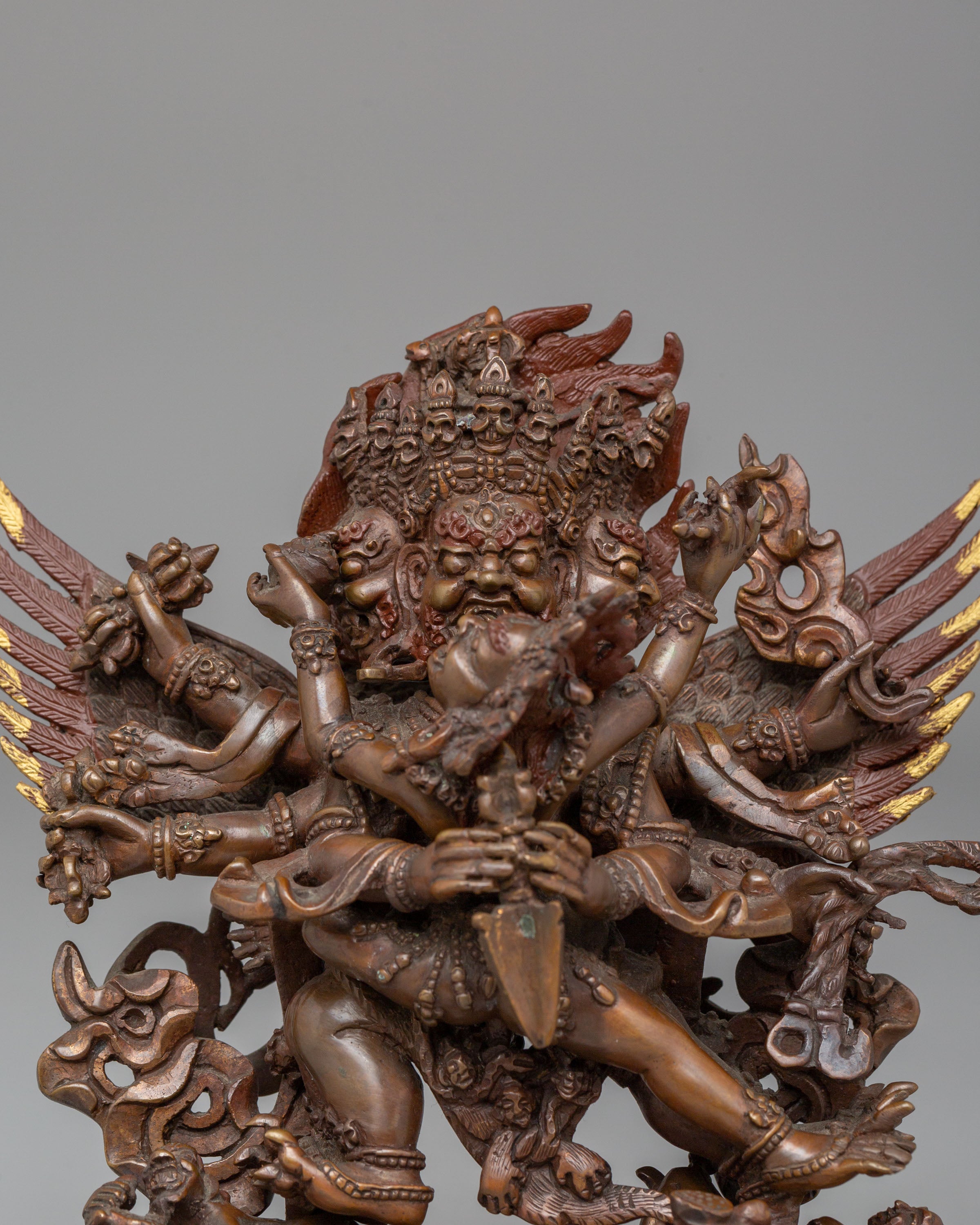 Himalayan Vajrakilaya Statue | Sacred Buddhist Sculpture