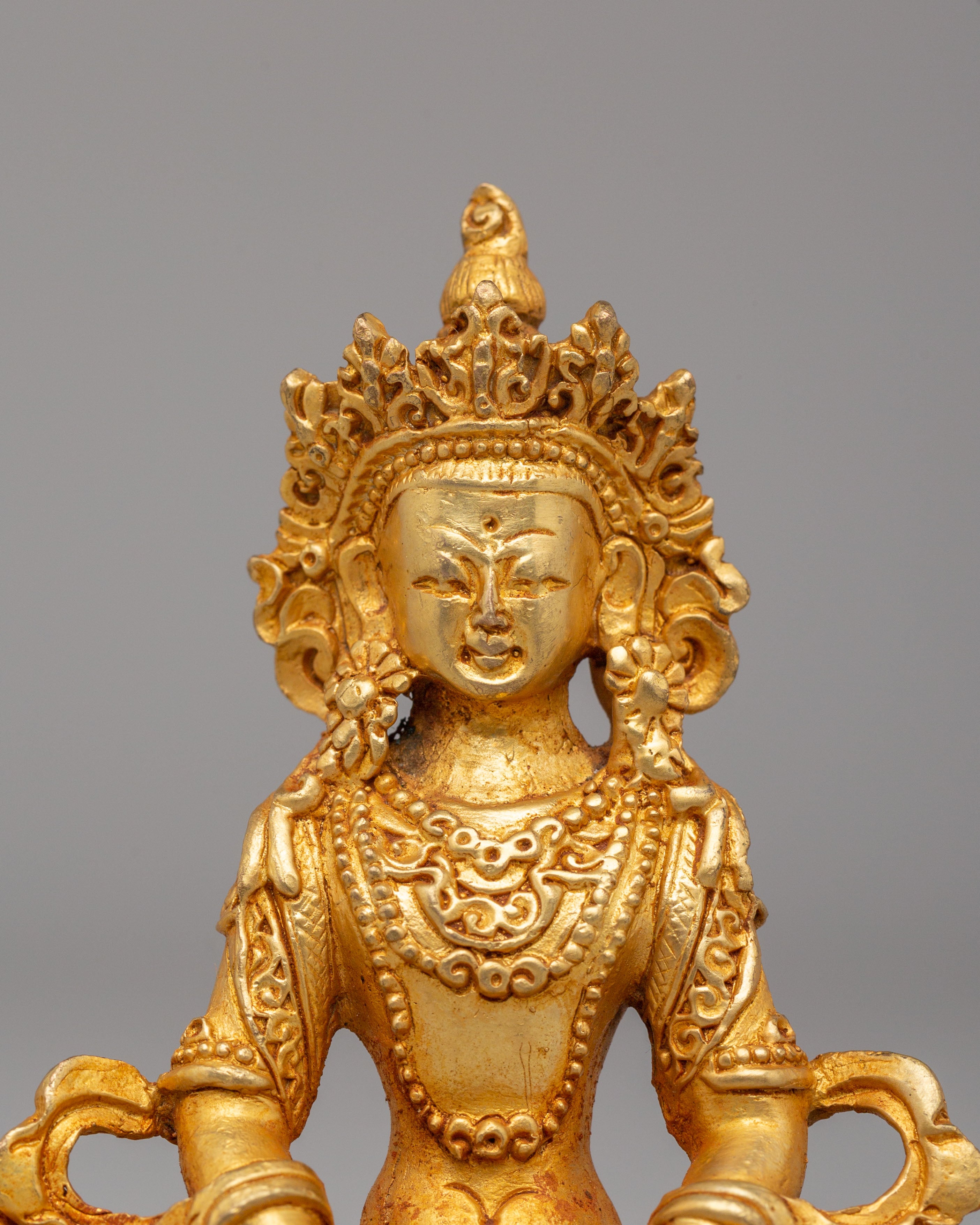 Spiritual Amitayus Altar Statue | Sacred Buddhist Decor
