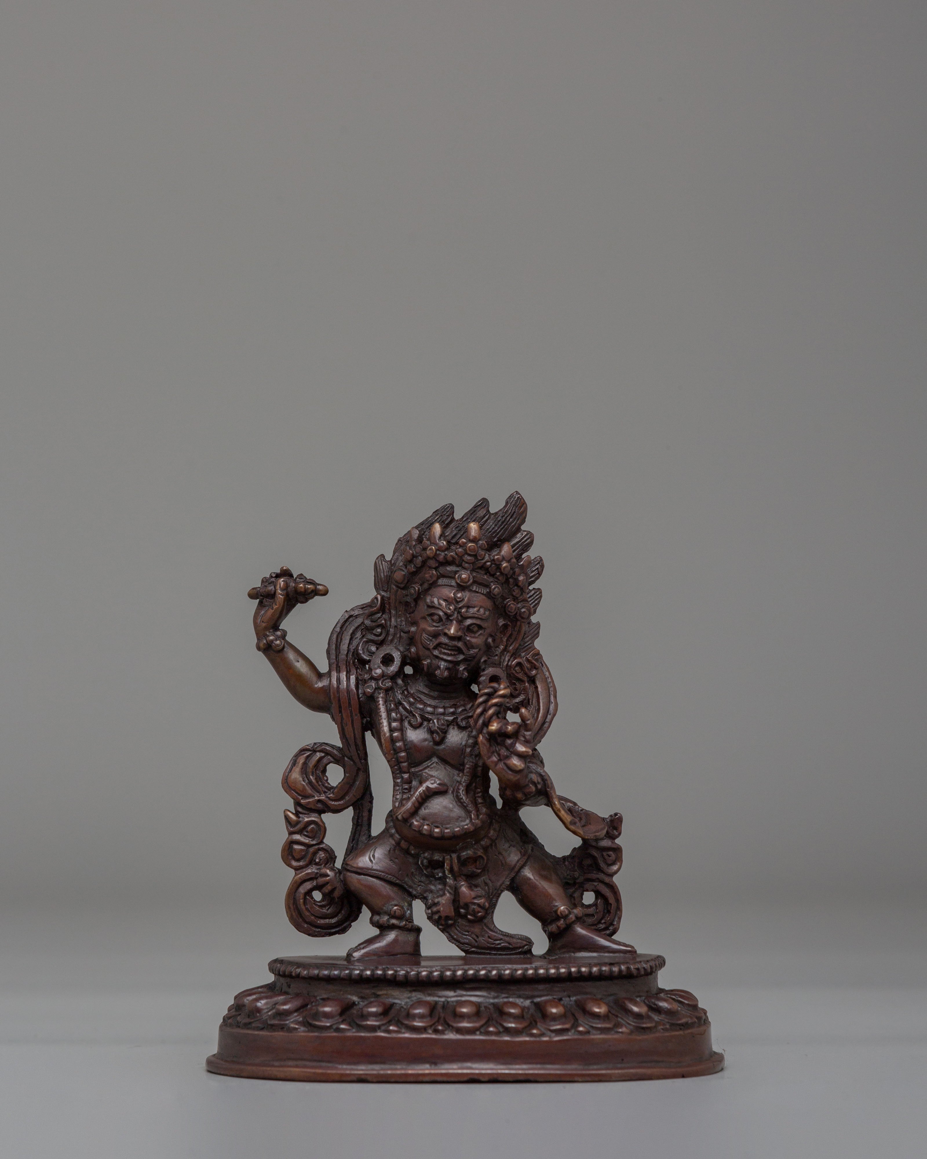 Spiritual Vajrapani Protection Statue | Tibetan Protector Deity