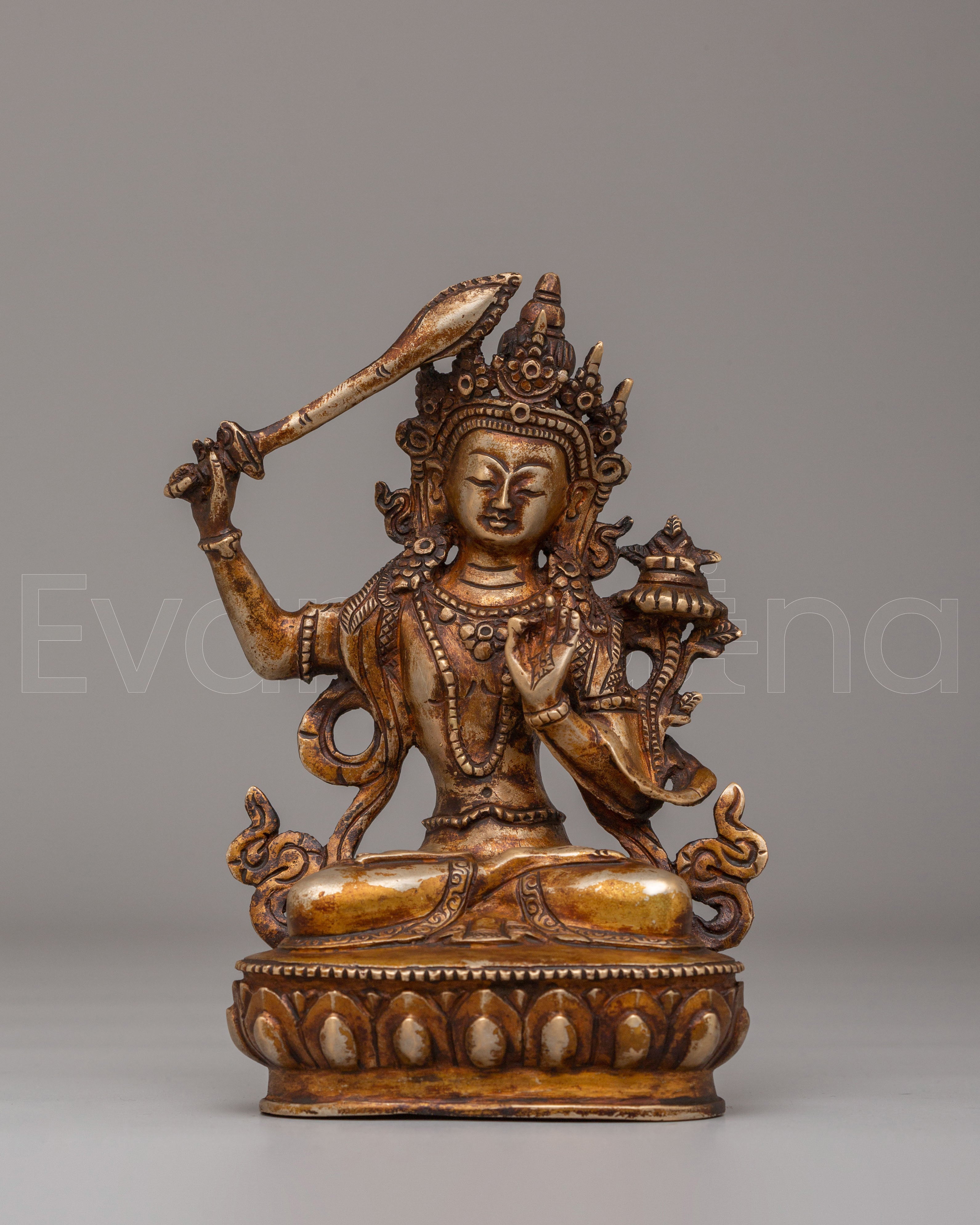 Manjushri Bodhisattva Figurine