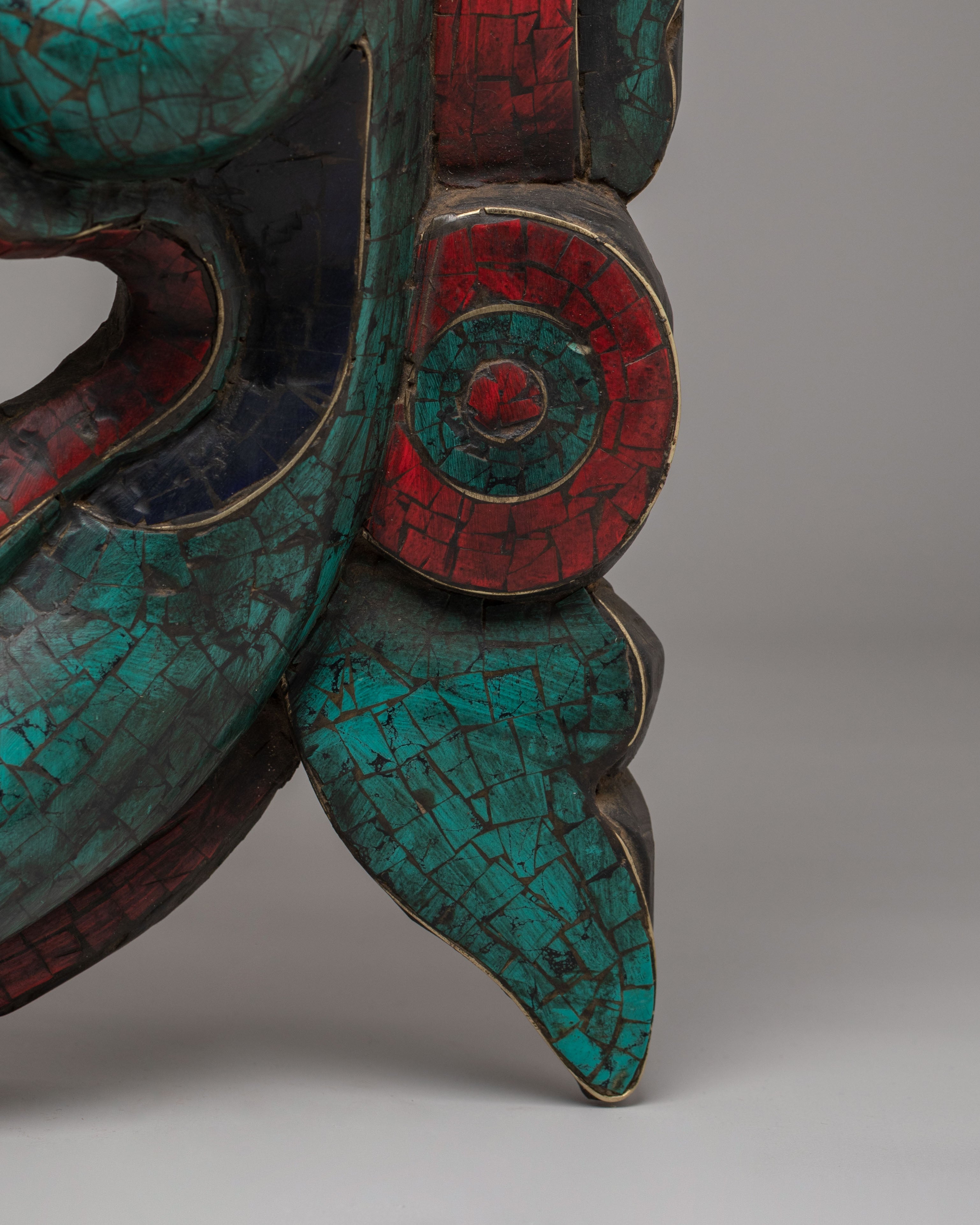 Handcrafted Mahakala Wall Hanging | Artwork for Spiritual Protection