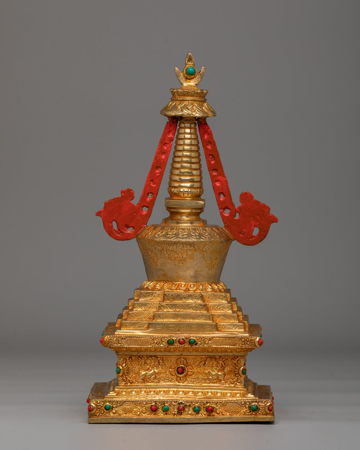Buddhist Stupa of Great Miracles | Handcrafted Buddhist Shrine