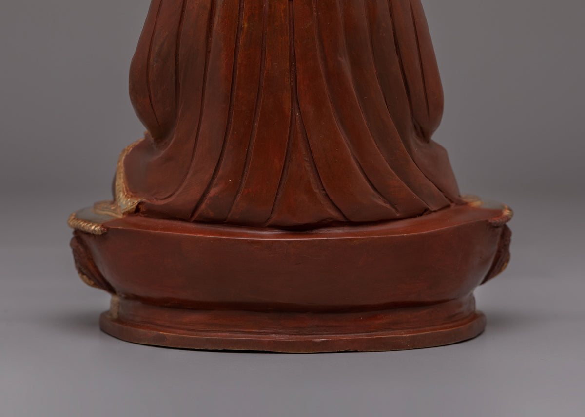 Handcrafted Sacred Guru Shapdum Statue | A Symbol of Divine Guidance