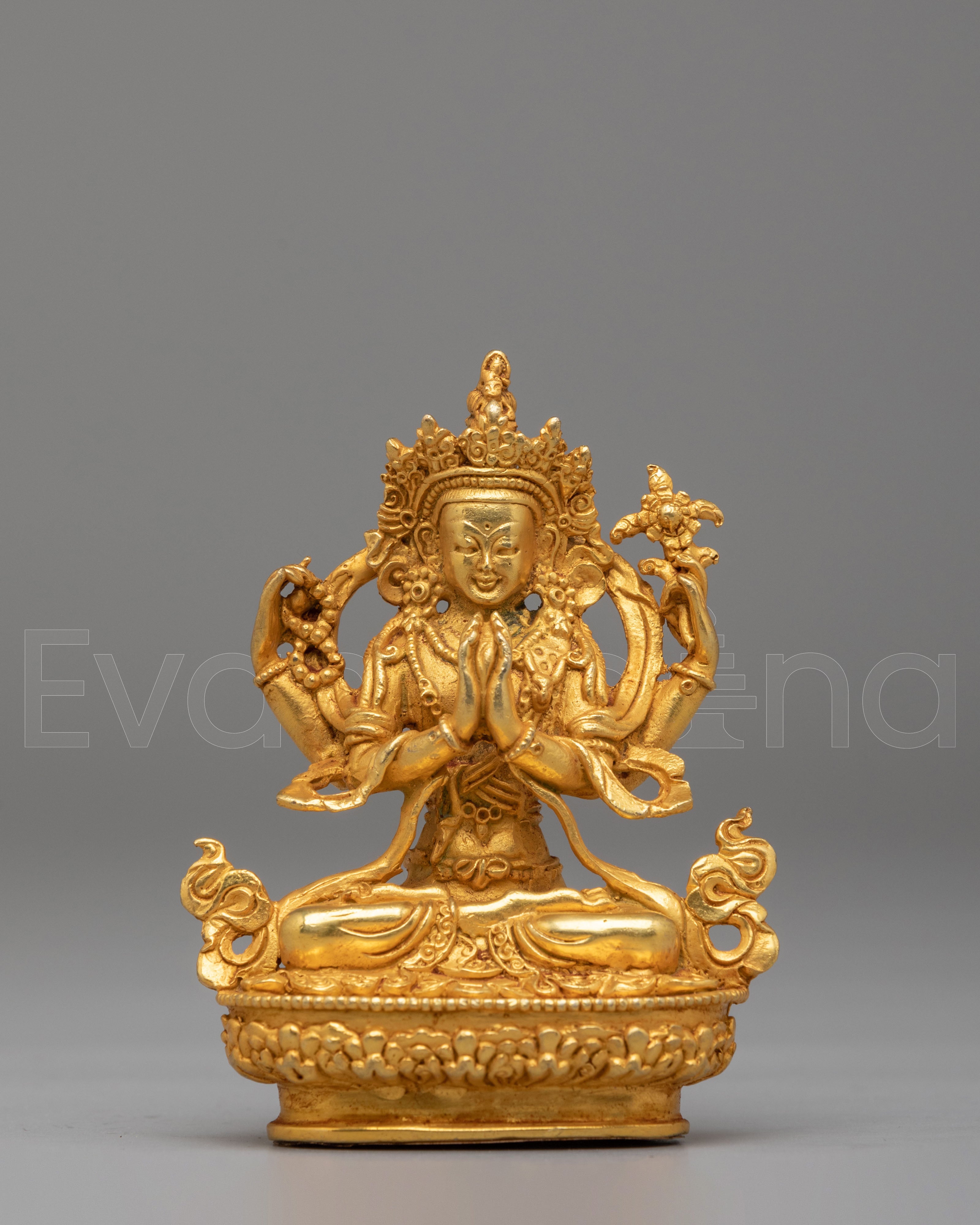 Chenrezig and Buddha Statue Set