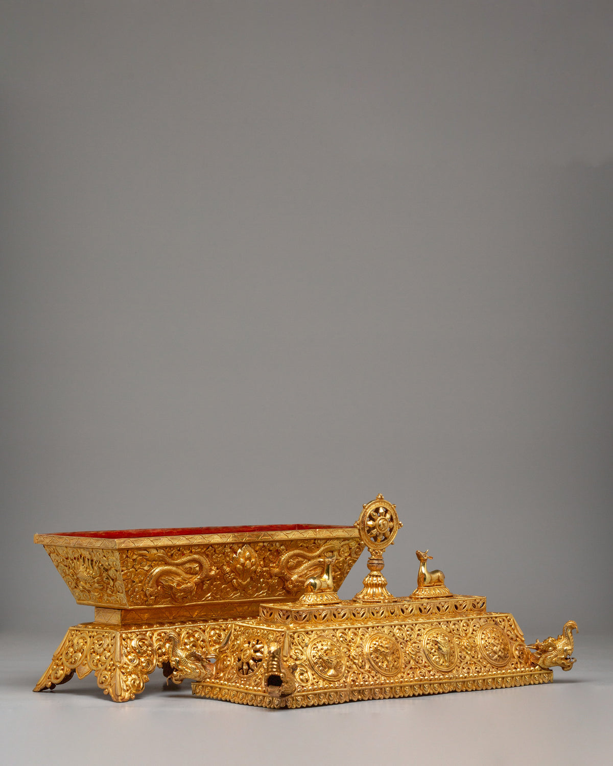 Buddhist Dharma Wheel Incense Burner | Meditation & Ritual Use