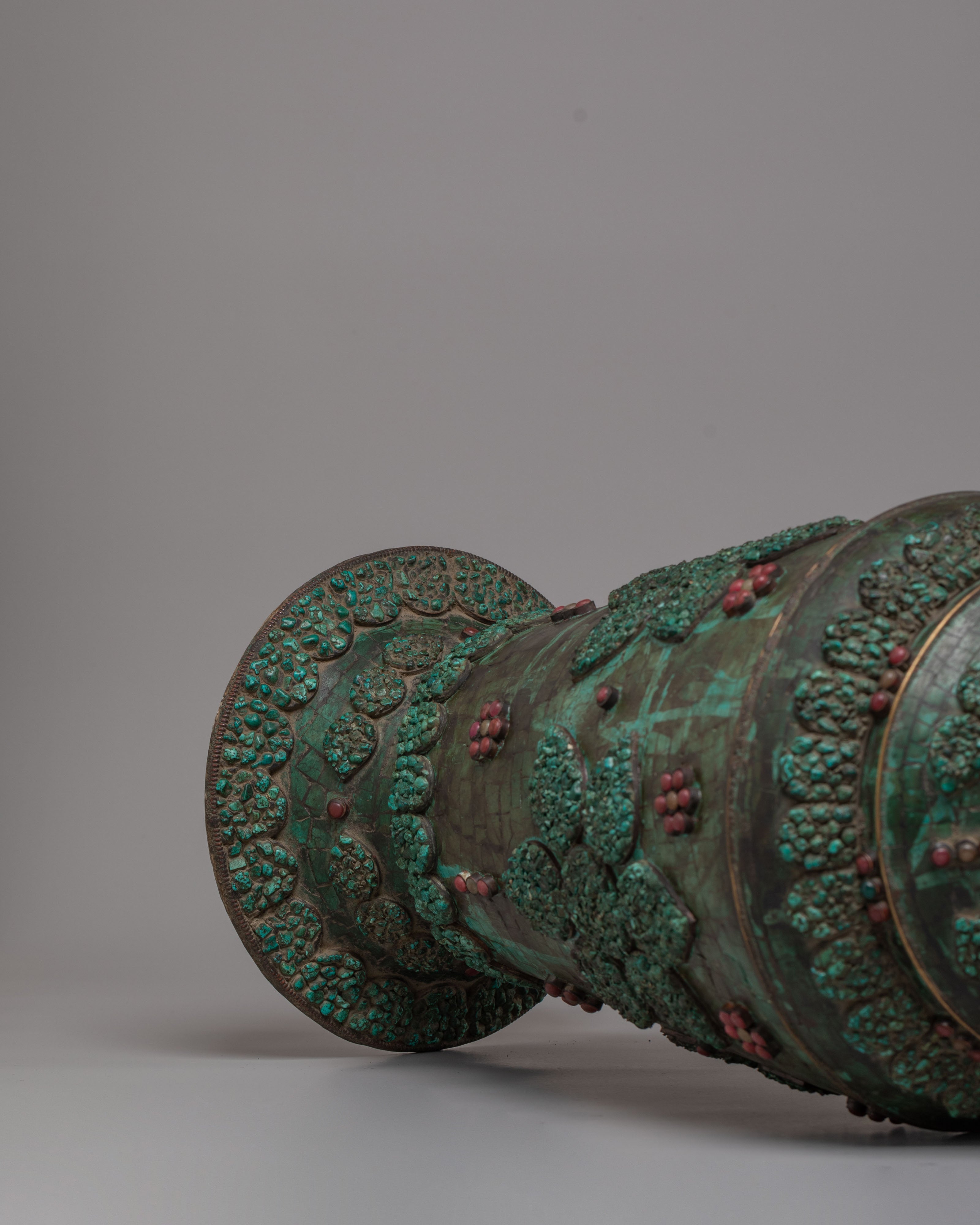 Decorative Flower Vase for Decor | Traditional Tibetan Flower Pot