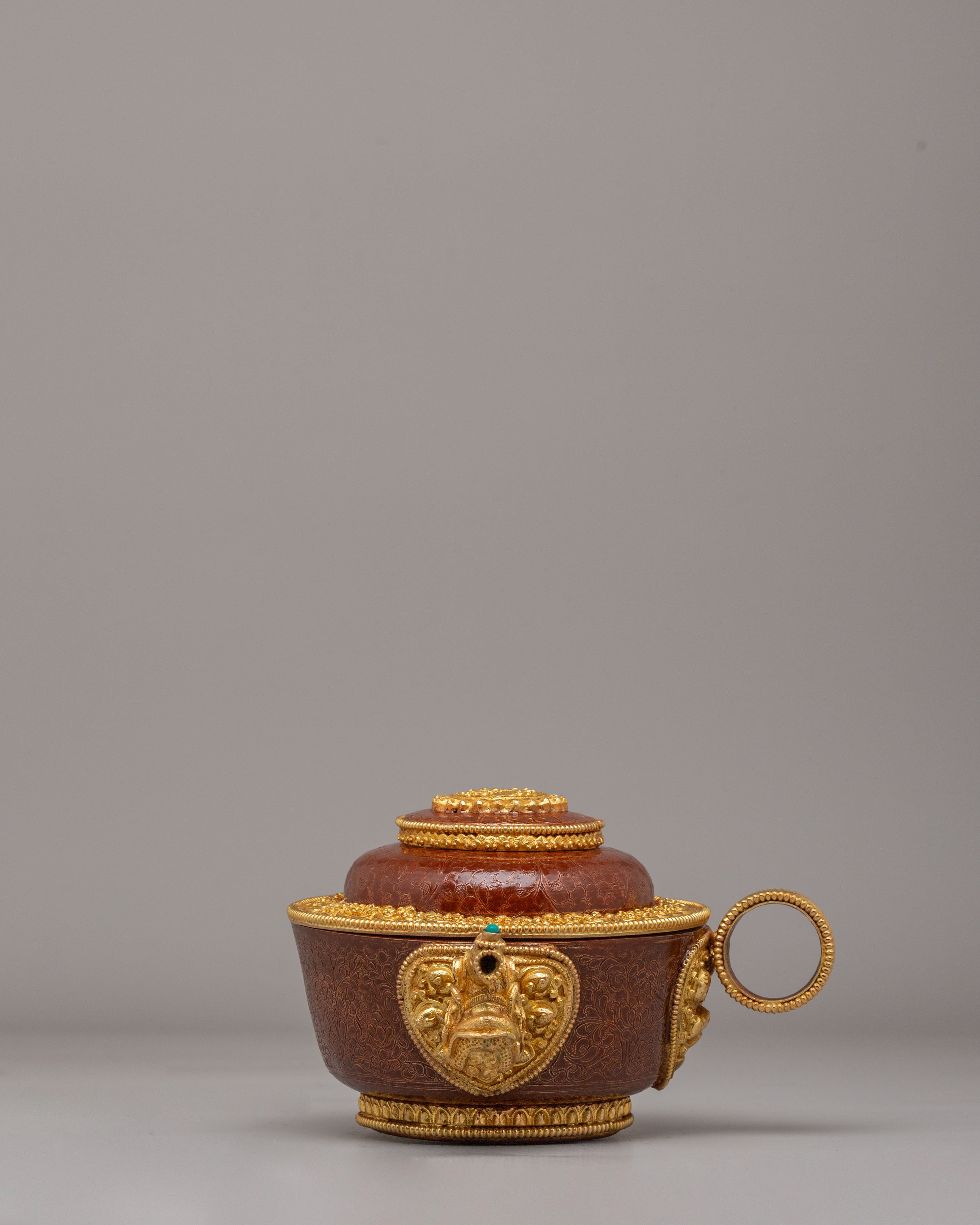Tibetan Water Offering Bowls Set | Spiritual Altar Essentials