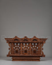Himalayan Wooden Shrine Wall Art