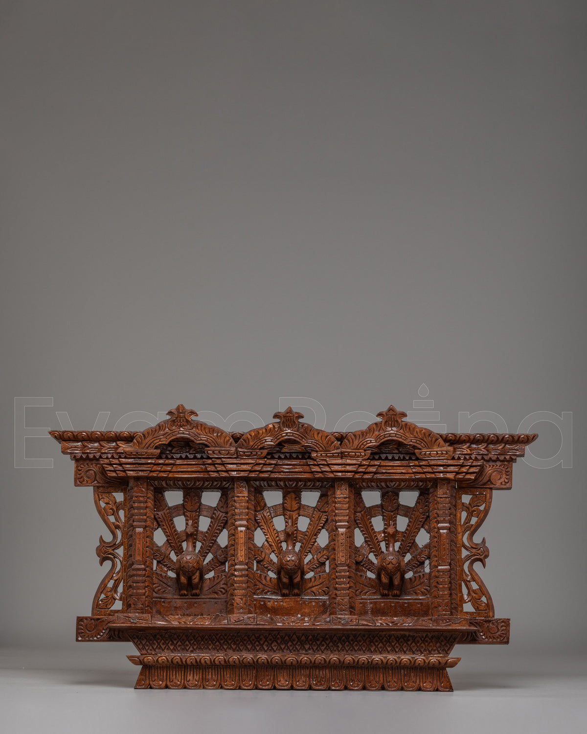 Himalayan Wooden Shrine Wall Art