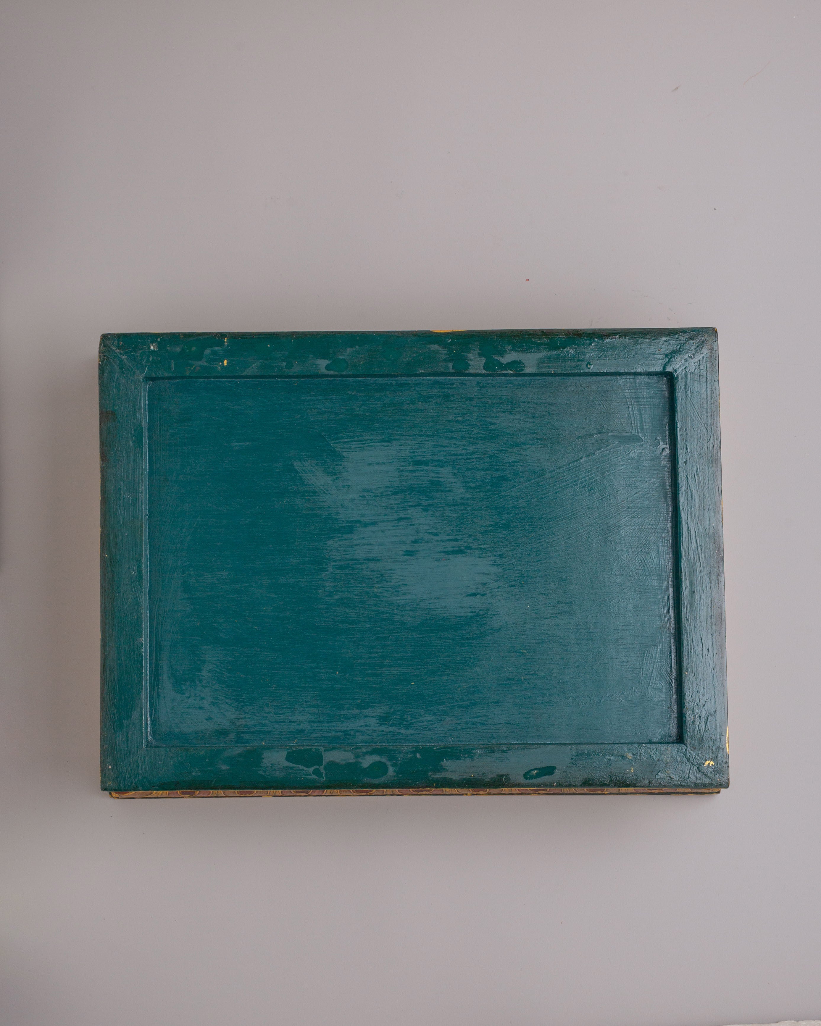 Traditional Wooden Tray | Hand Painted Sacred Decor