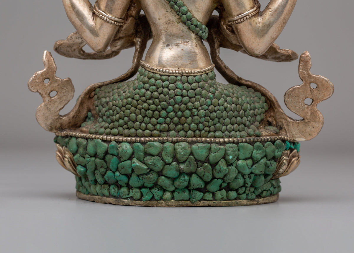 Handcrafted Chenrezig Buddhist Statue | The Bodhisattva of Compassion