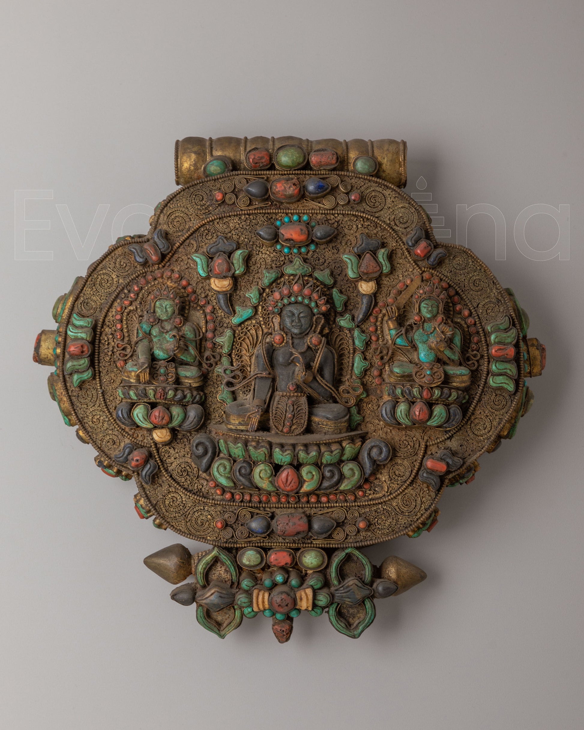 White Tara Ghau Box Locket 