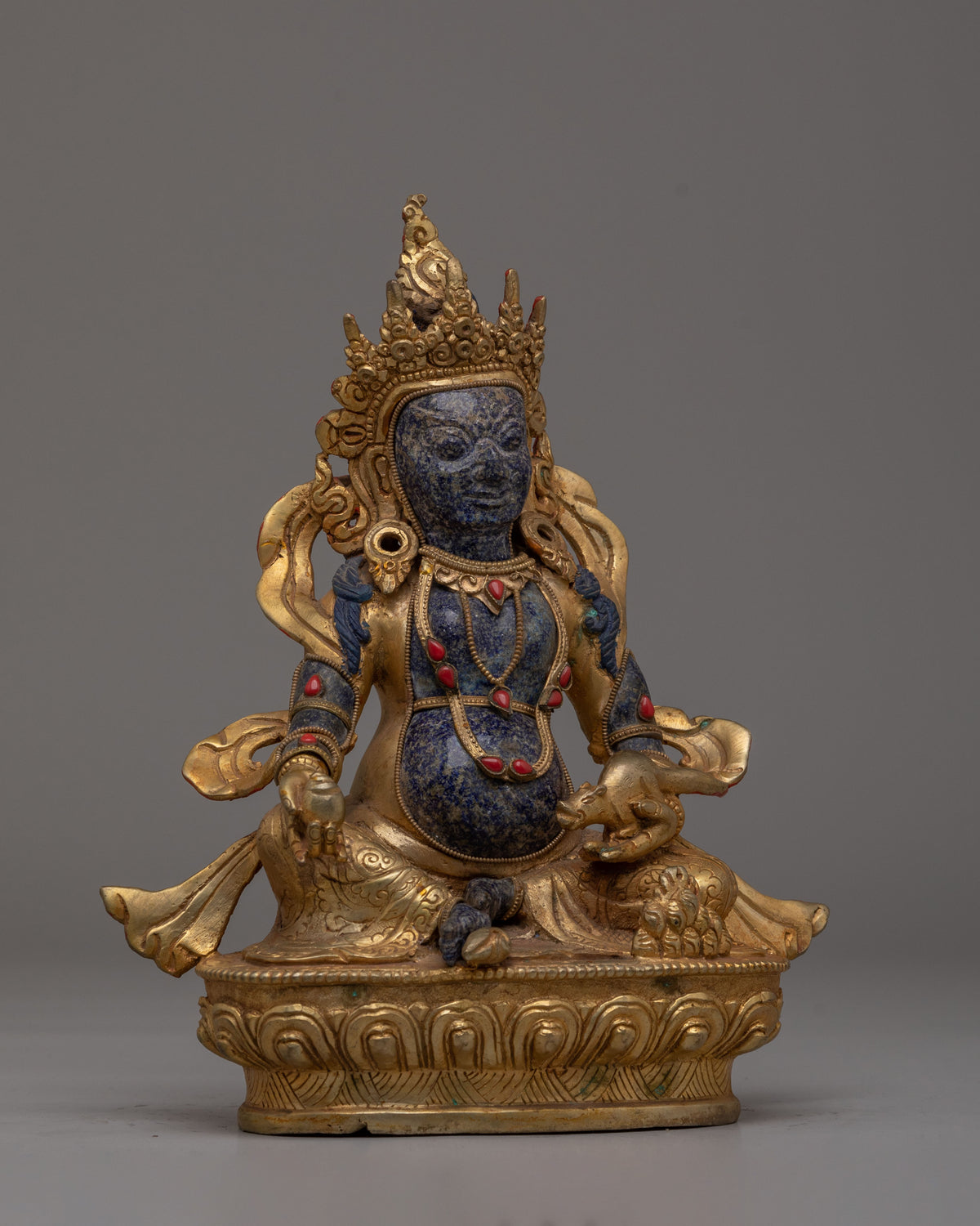 Wealth Lord Dzambhala Statue | Traditional Himalayan Artwork