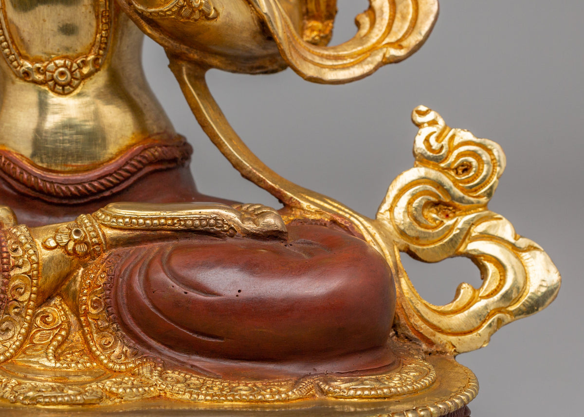 Tibetan Manjushri Statue | Wisdom Bodhisattva Sculpture