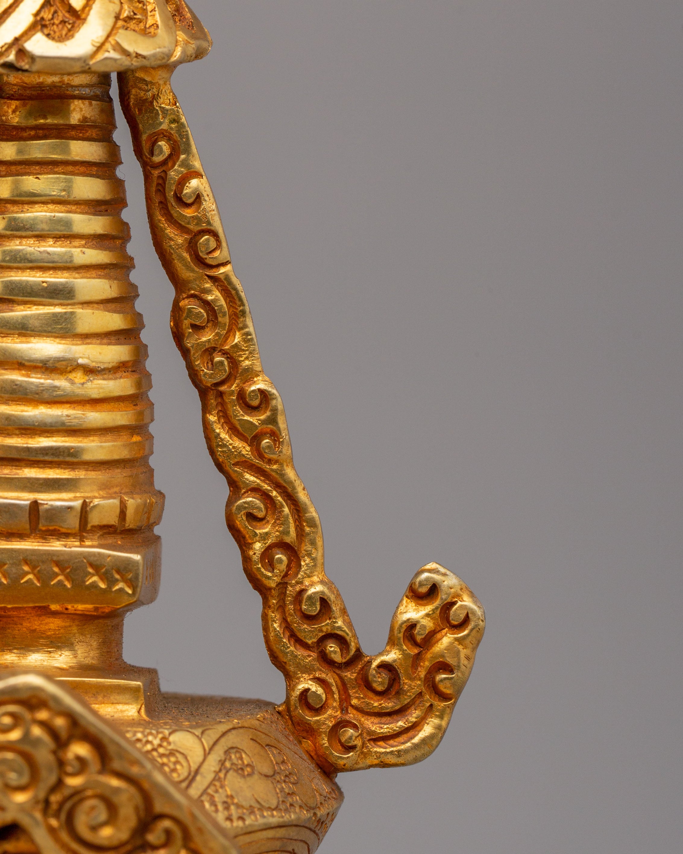Great Miracles Stupa | Gold-Plated Copper Tibetan Art