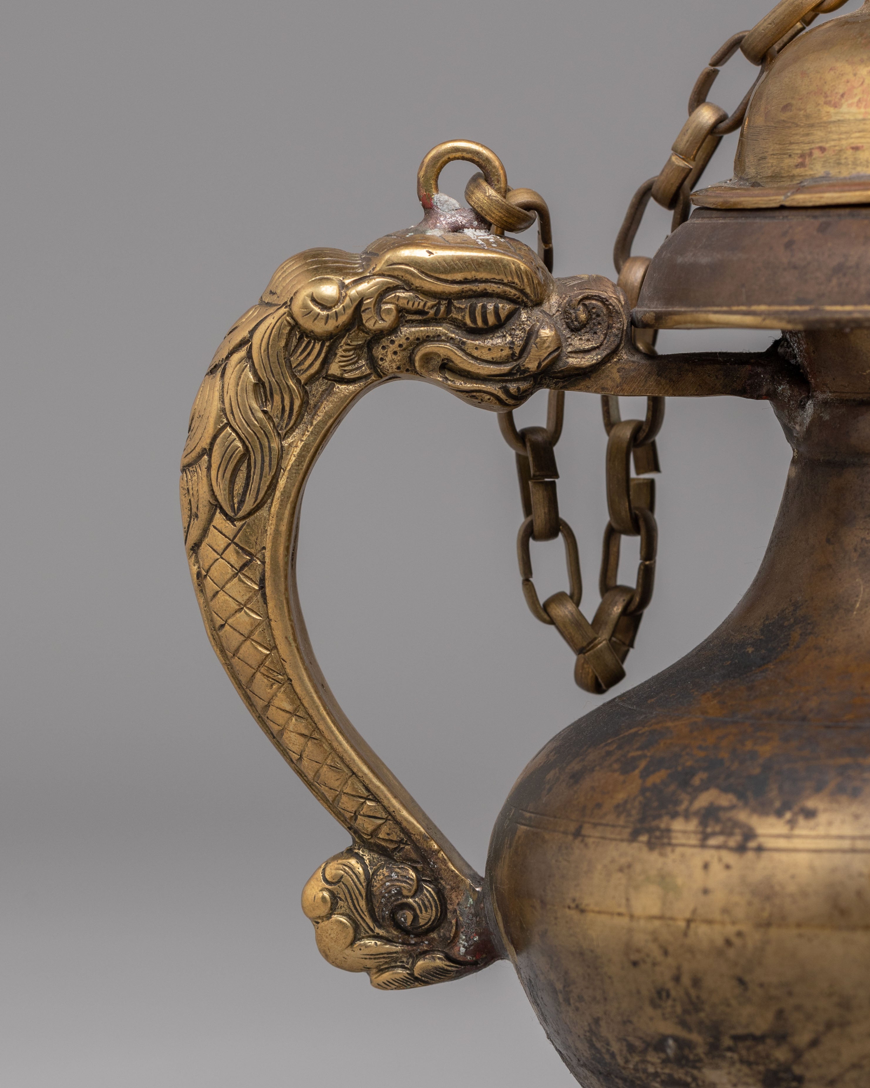 Vajrayana Offering Incense Burner | Buddhist Ritual Offering Tool