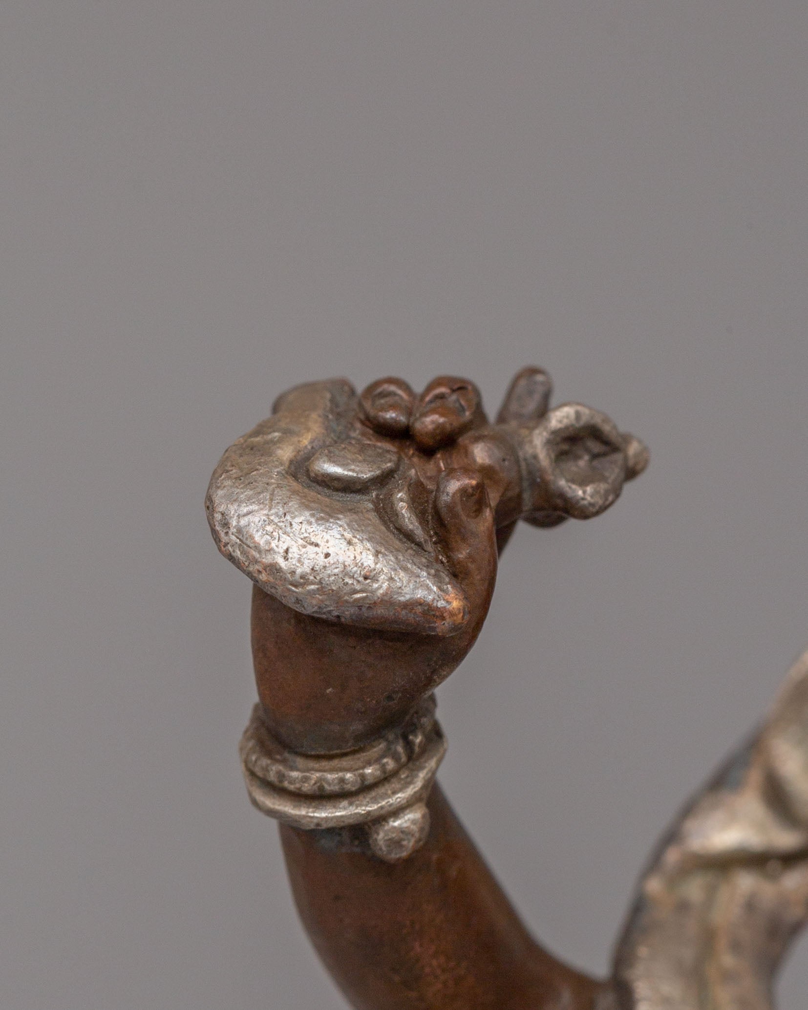 Sacred Simhamukha Sculpture | Handcrafted Tibetan Lion-Faced Dakini Statue