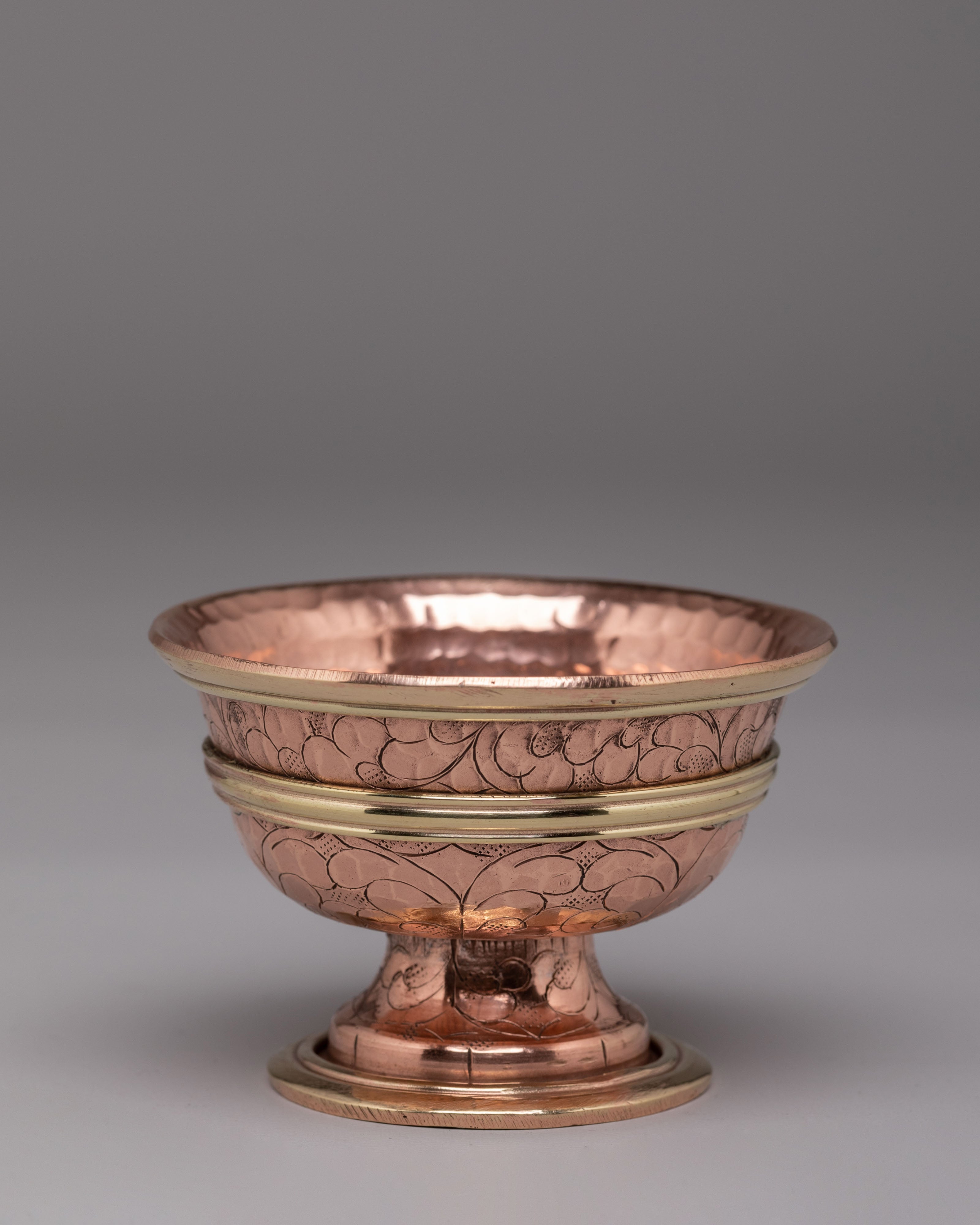 Handcrafted Offering Bowls Set | Tibetan Altar Decor