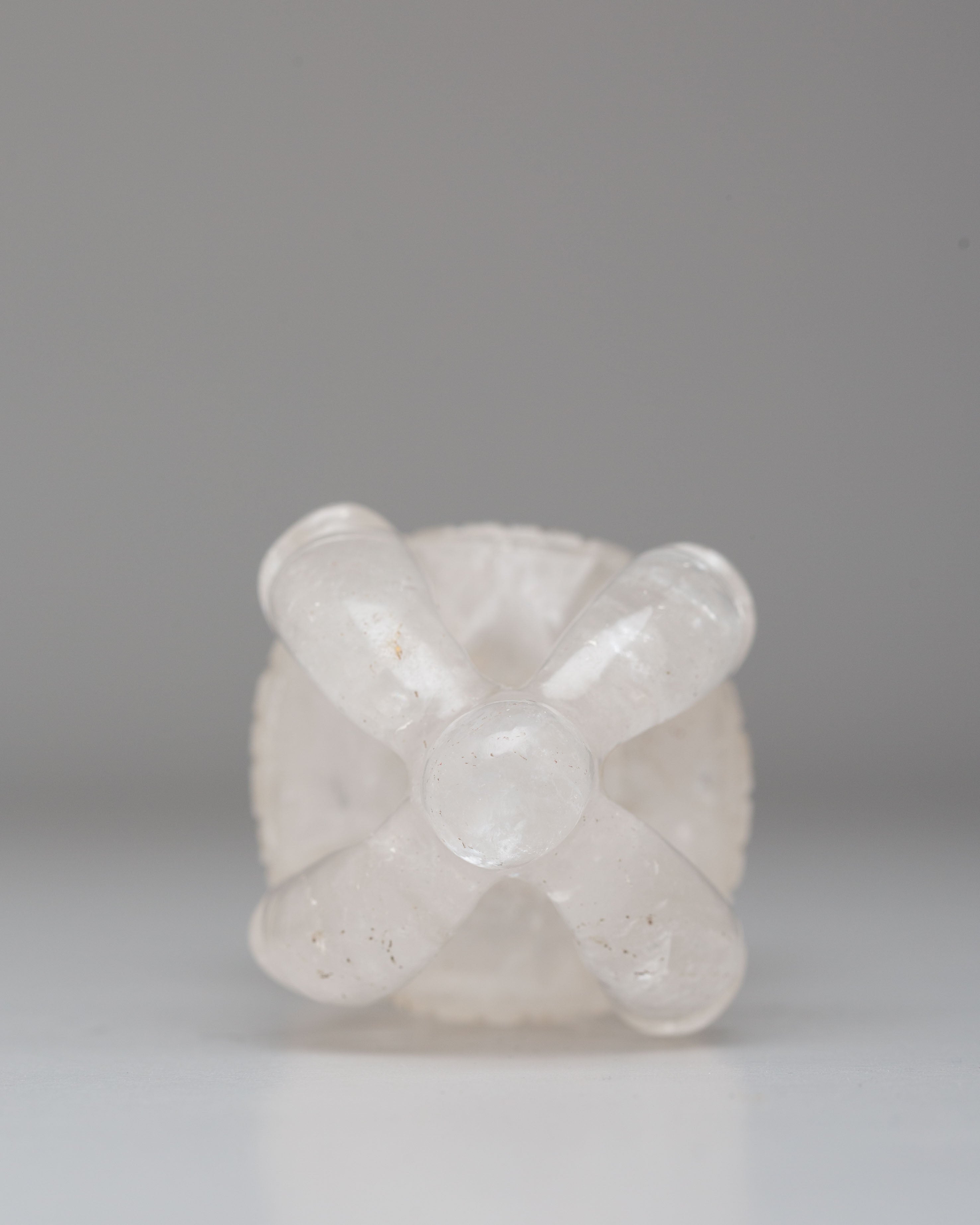 Handmade Buddhist Crystal Vajra | Buddhist Ritual Object for Meditation Practice