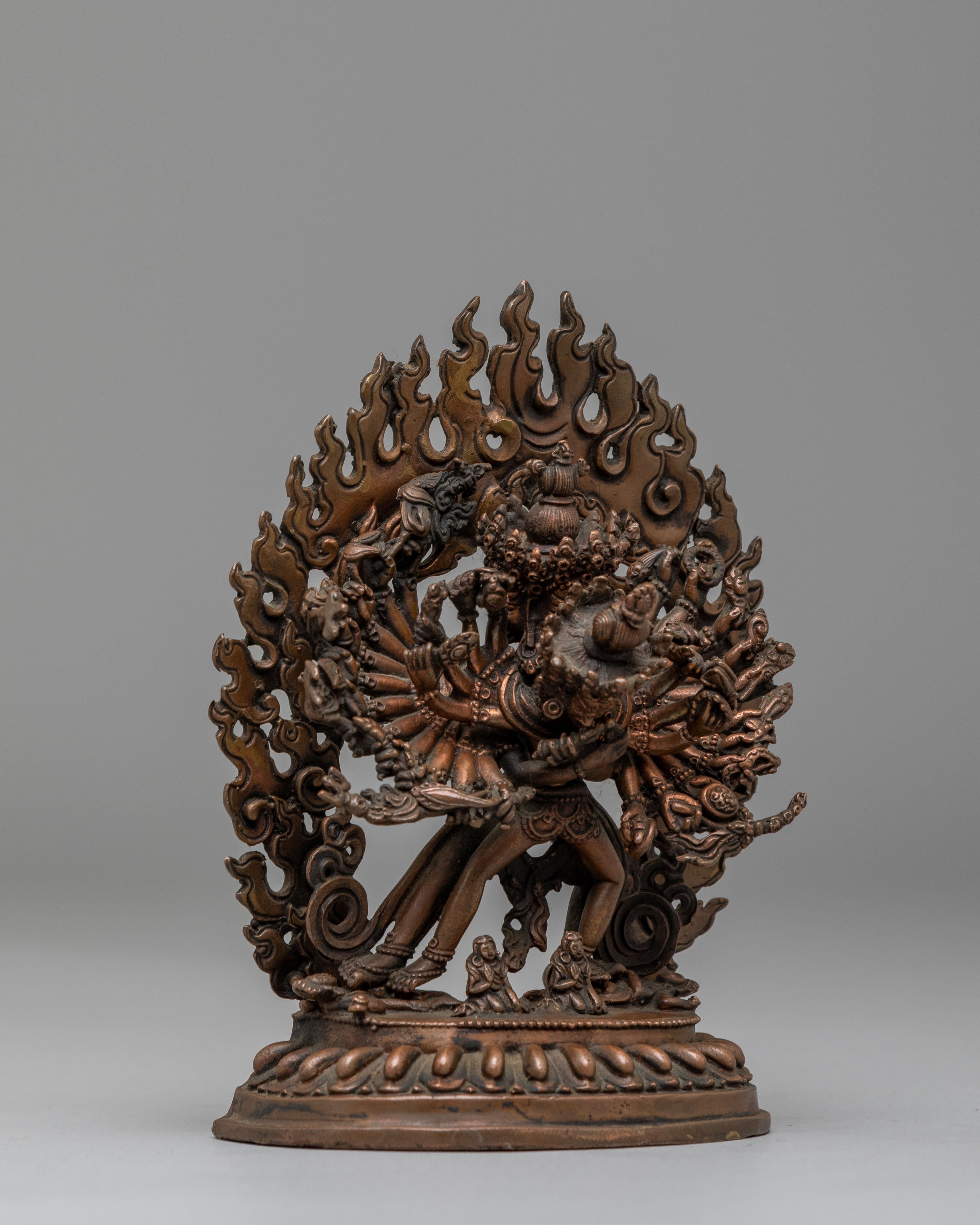 Himalayan Kalachakra Sculpture | Buddhist Kalachakra Deity Figurine