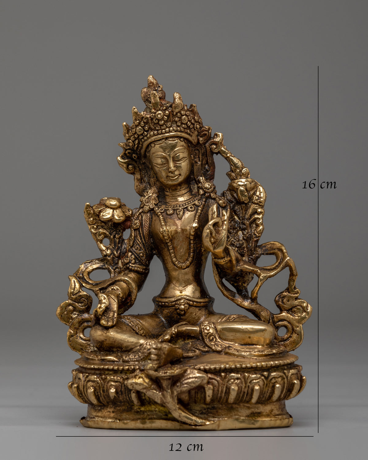 Spiritual Green Tara Buddhist Sculpture | Mother of Liberation