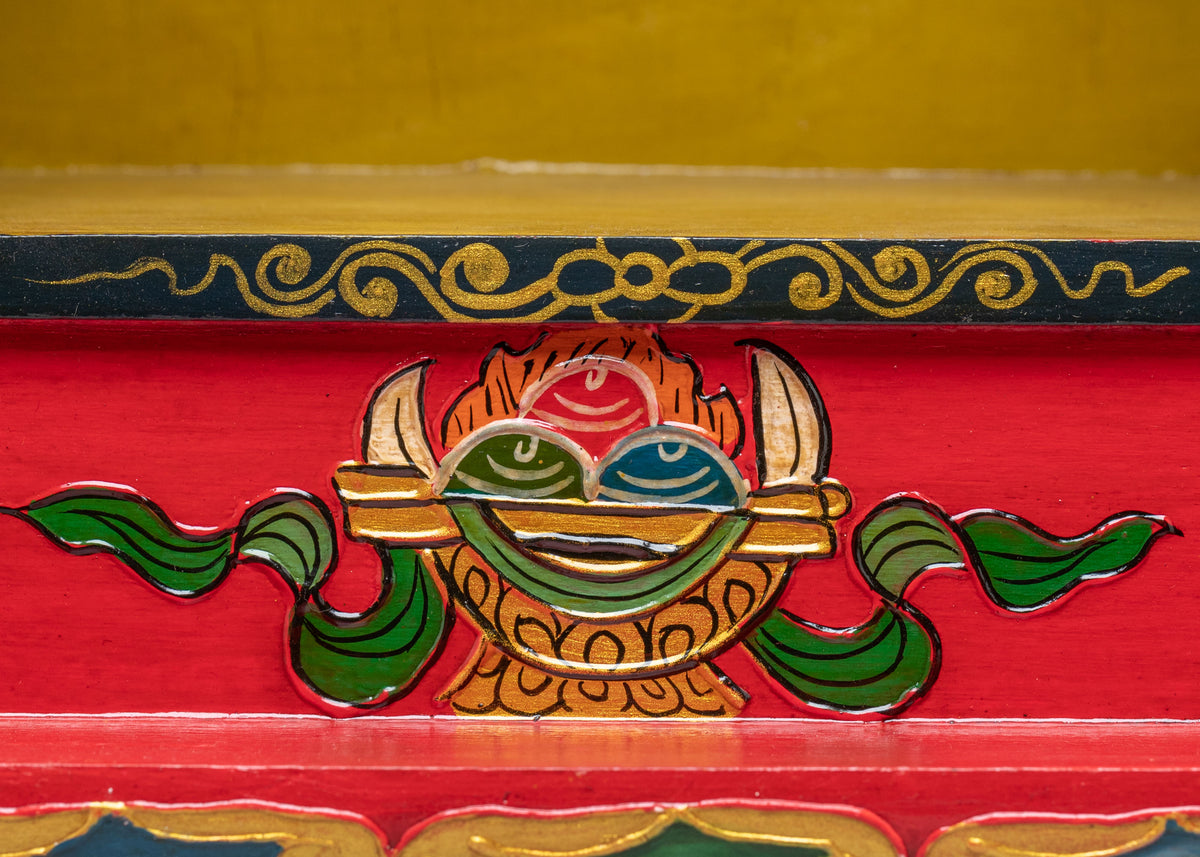 Sacred Buddhist Ritual Altar Box | Sacred Storage for Sacred Items