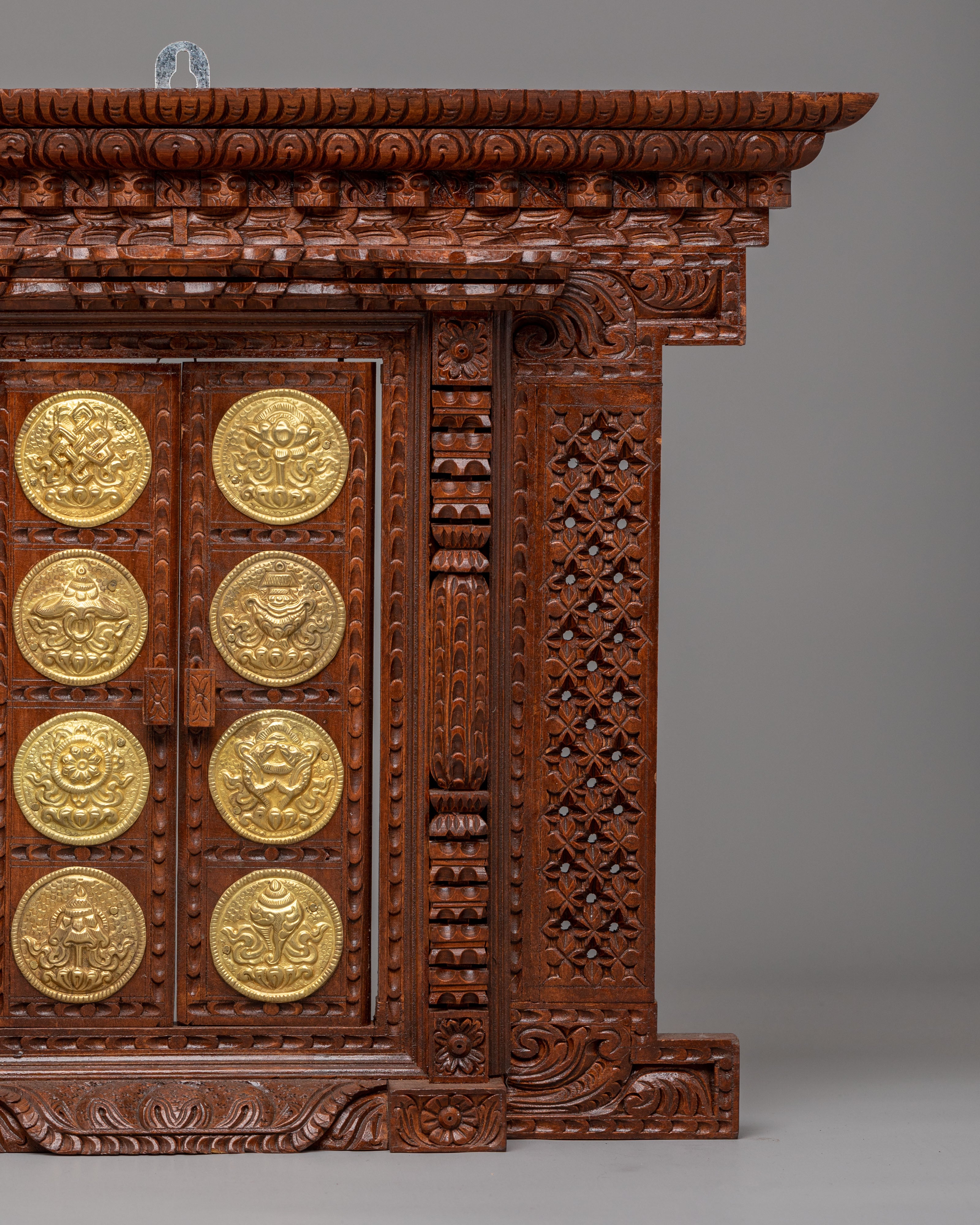 Ankhi Jhyal Wooden Wall Hanging | Handmade Wooden Artwork