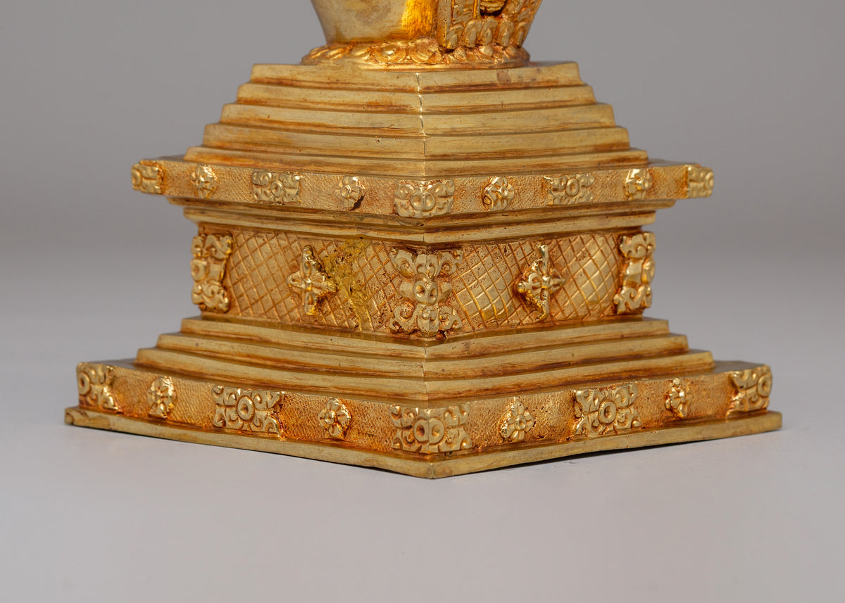Buddhist Enlightenment Chorten | Symbol of Spiritual Awakening