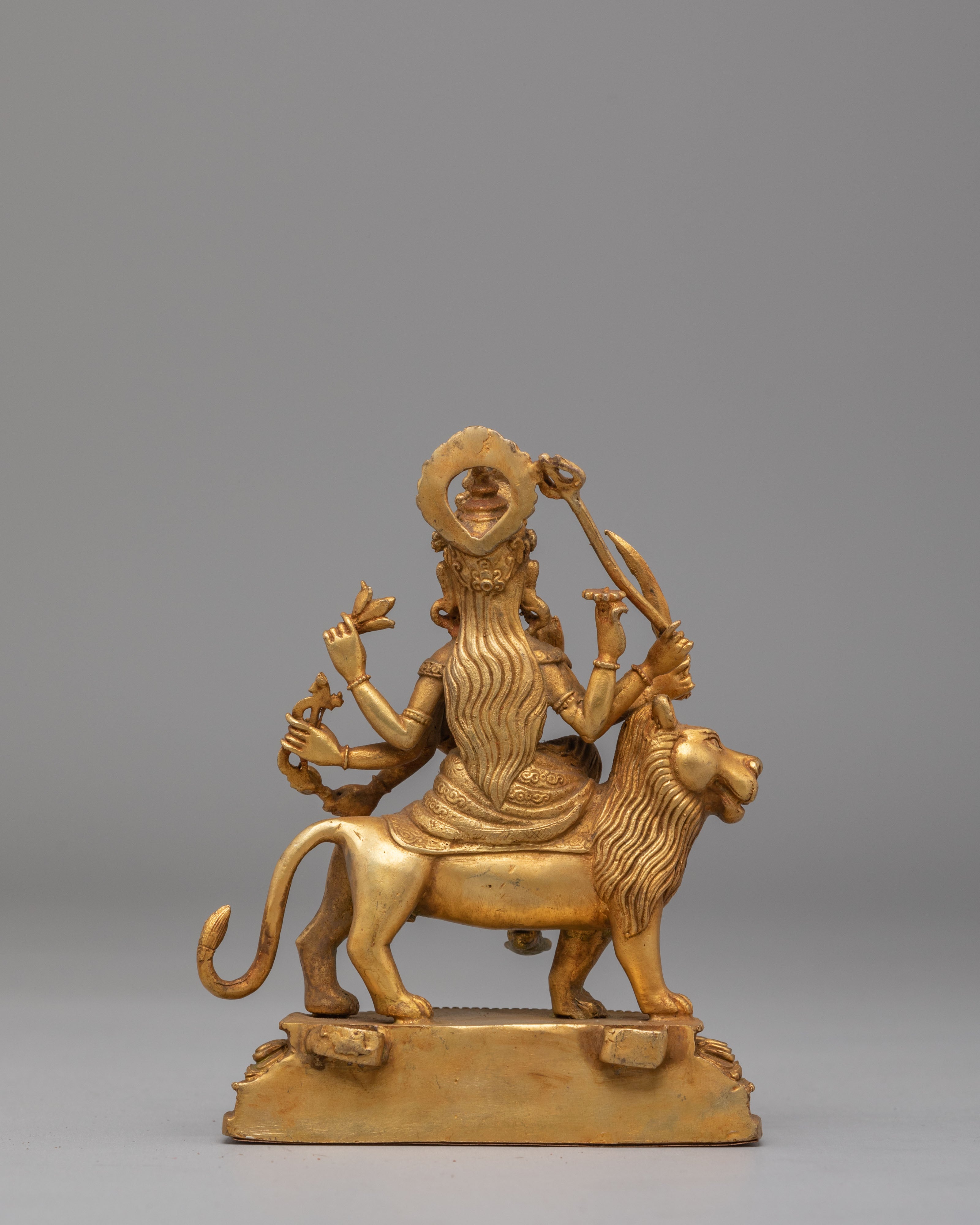 Durga Protector Goddess Statue | Durga on Lion Mount